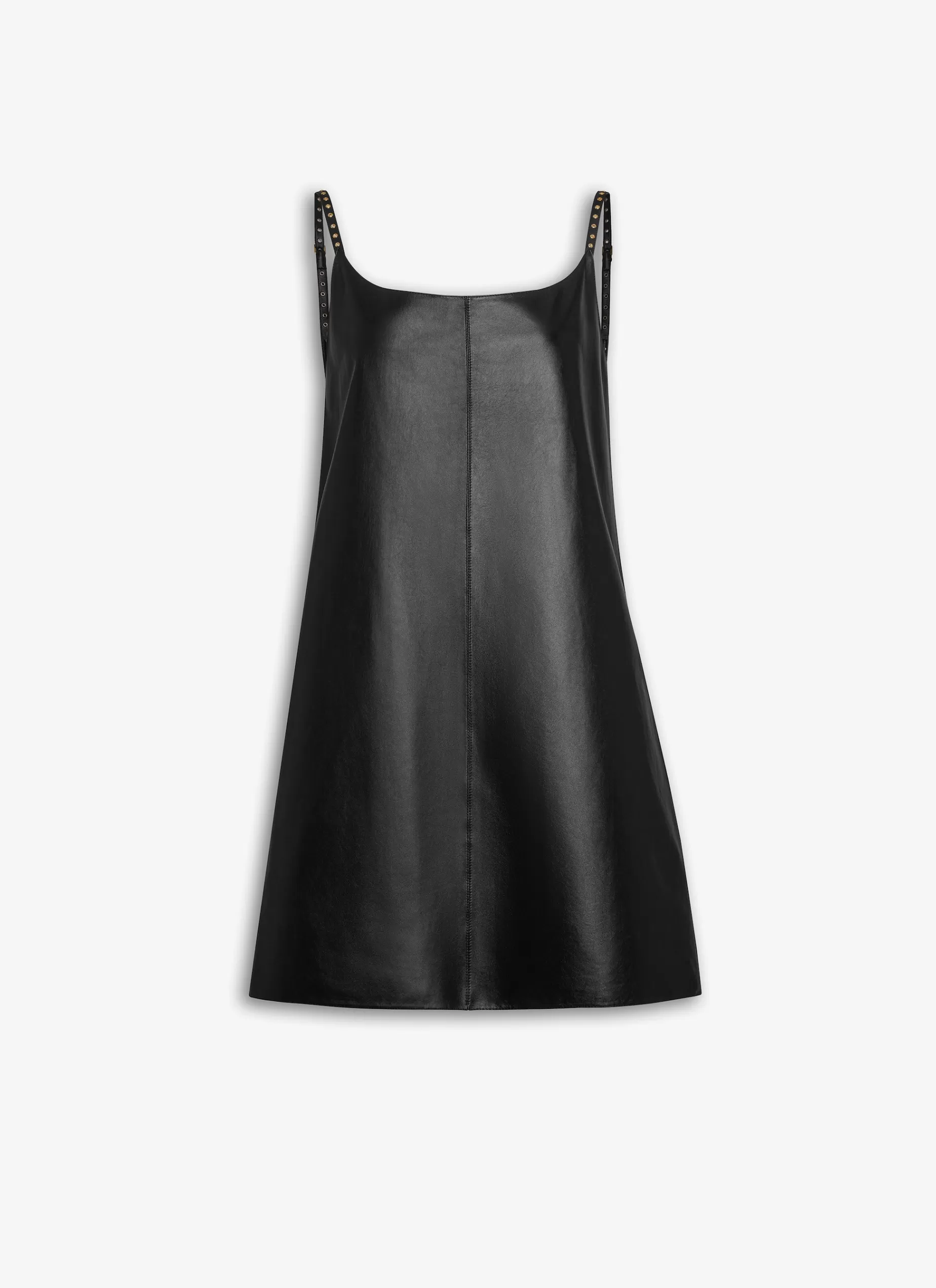 Alaïa A-LINIEN-KLEID AUS WEICHEM LEDER< Kleider