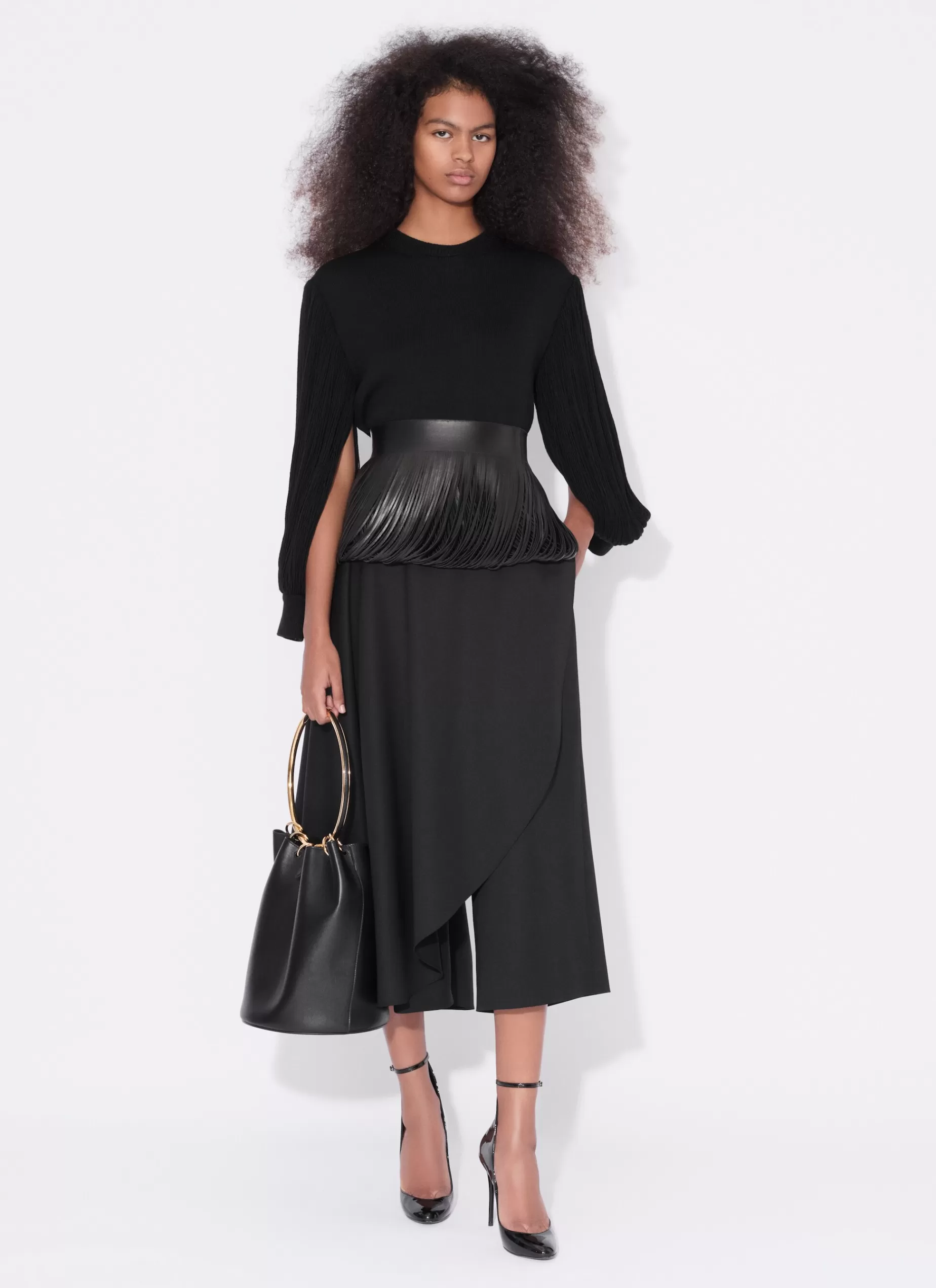 Alaïa ASYMMETRISCHER HOSENROCK< Hosen & Shorts