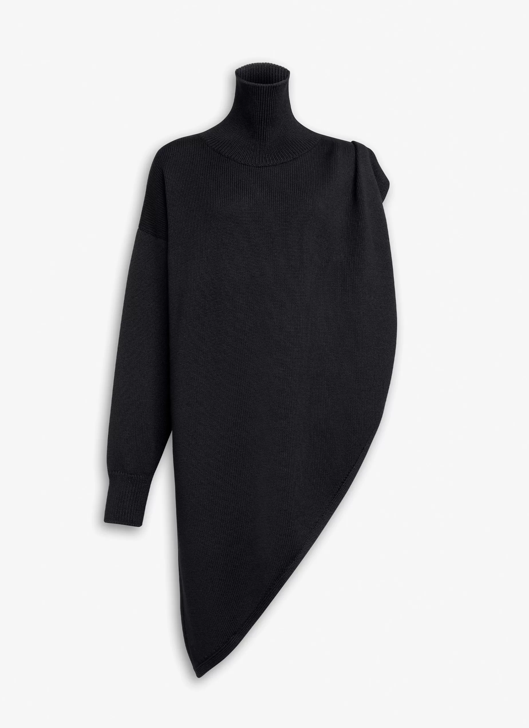 Alaïa ASYMMETRISCHER STRICKPULLOVER MIT CAPE< Strickwaren | Pullover & Cardigans