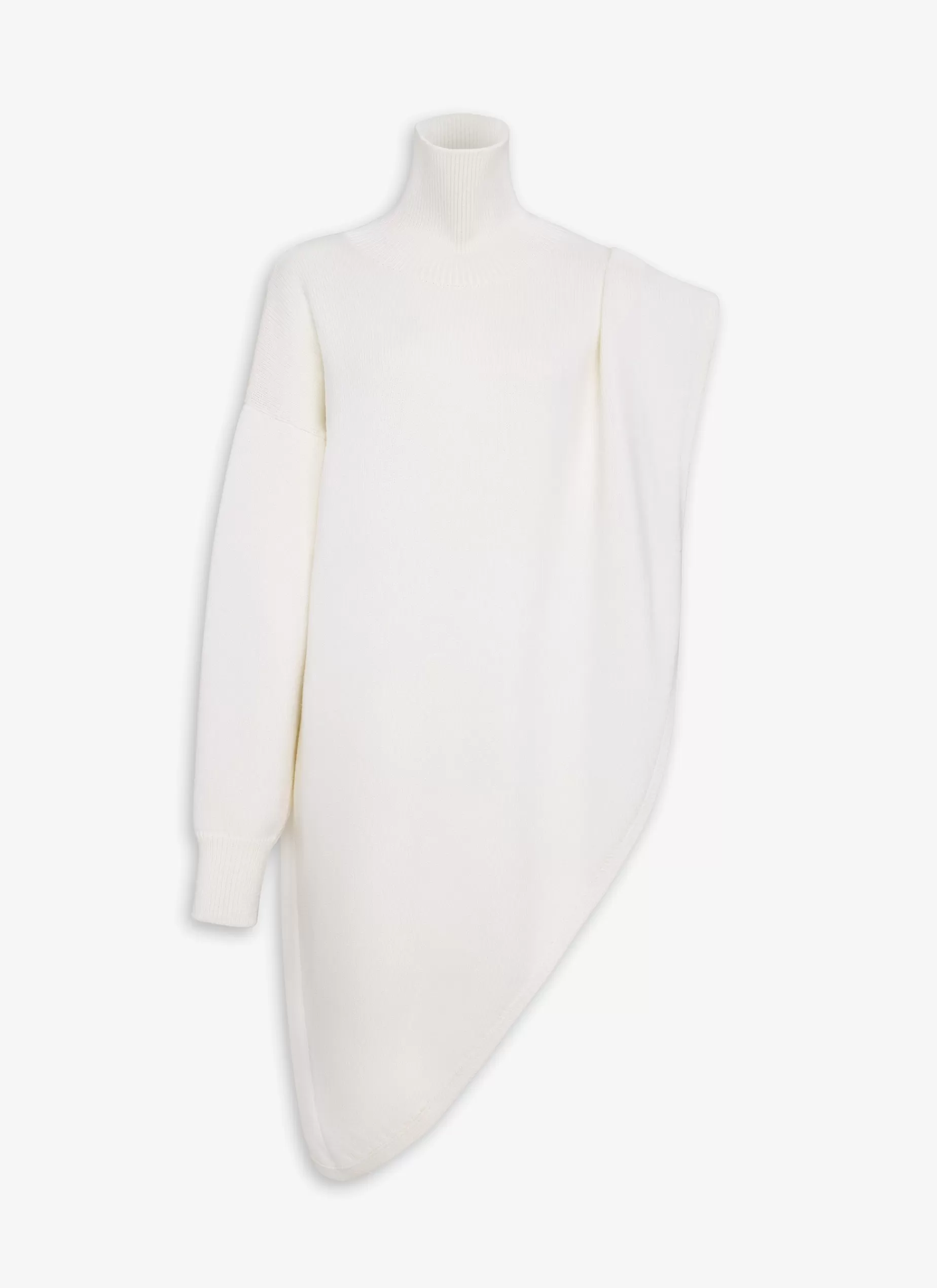Alaïa ASYMMETRISCHER STRICKPULLOVER MIT CAPE< Strickwaren | Pullover & Cardigans