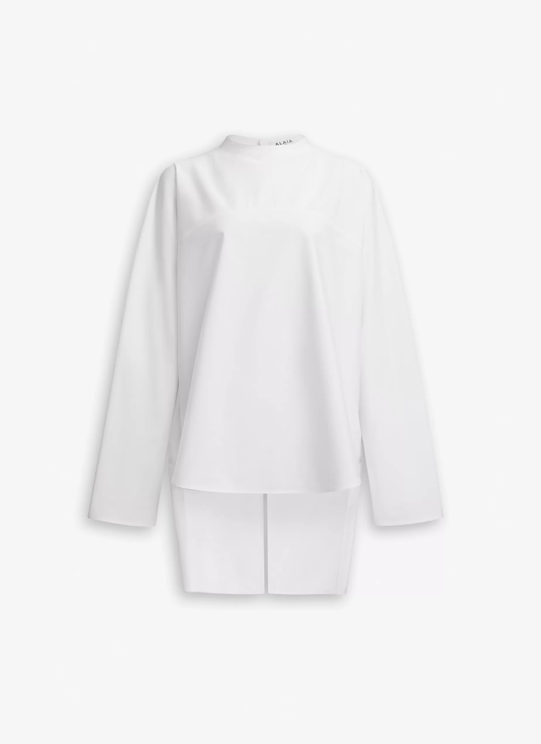 Alaïa ASYMMETRISCHES TOP AUS BAUMWOLLPOPELINE< Oberteile & Hemden