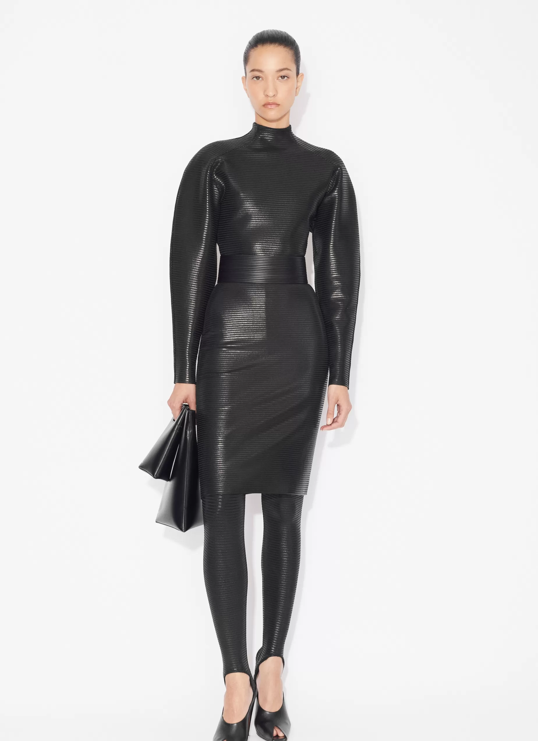 Alaïa BESCHICHTETE LEGGINGS< Bodysuits & Leggings