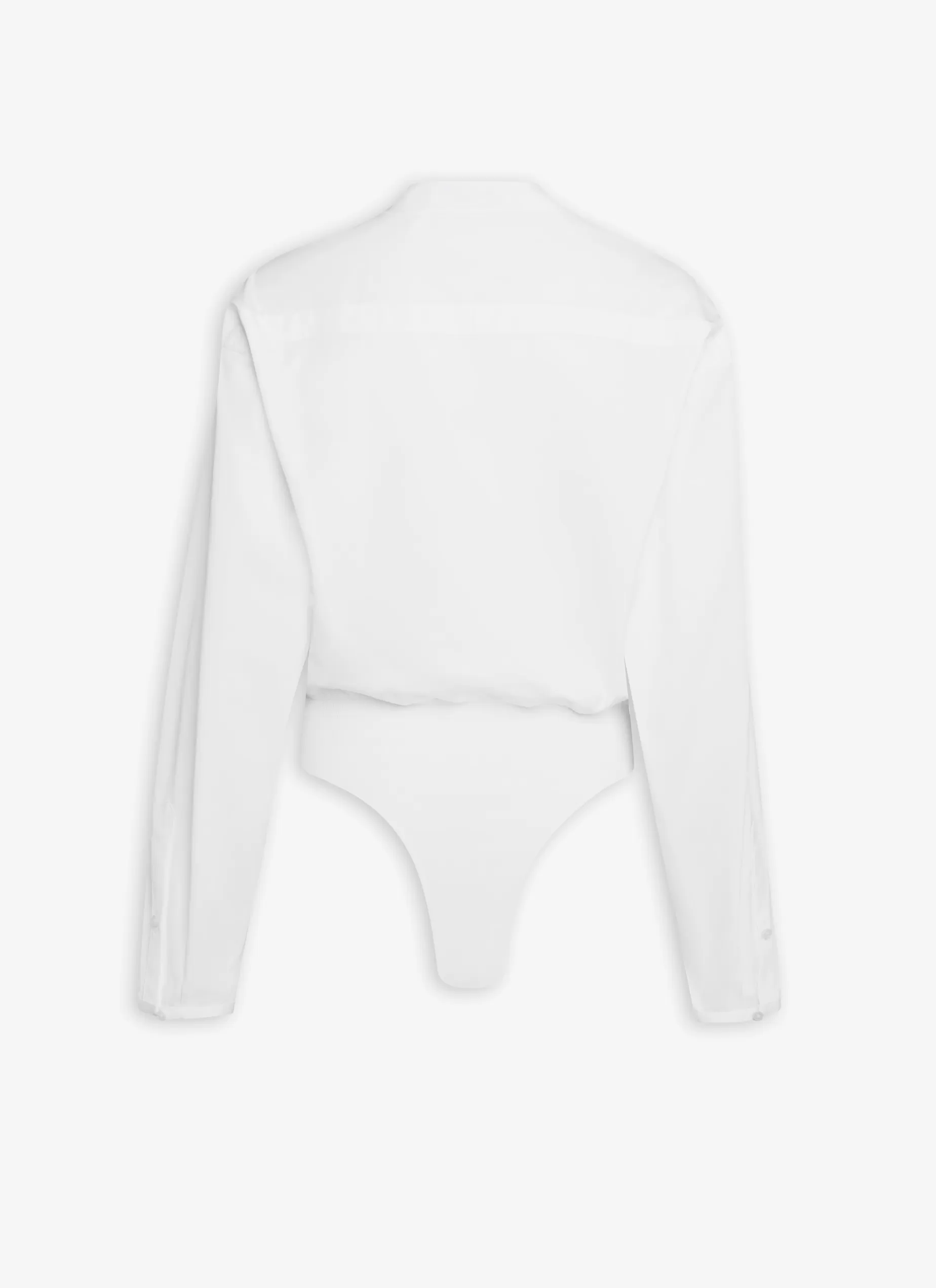 Alaïa BODY-SHIRT AUS BAUMWOLLPOPELINE< Bodysuits & Leggings