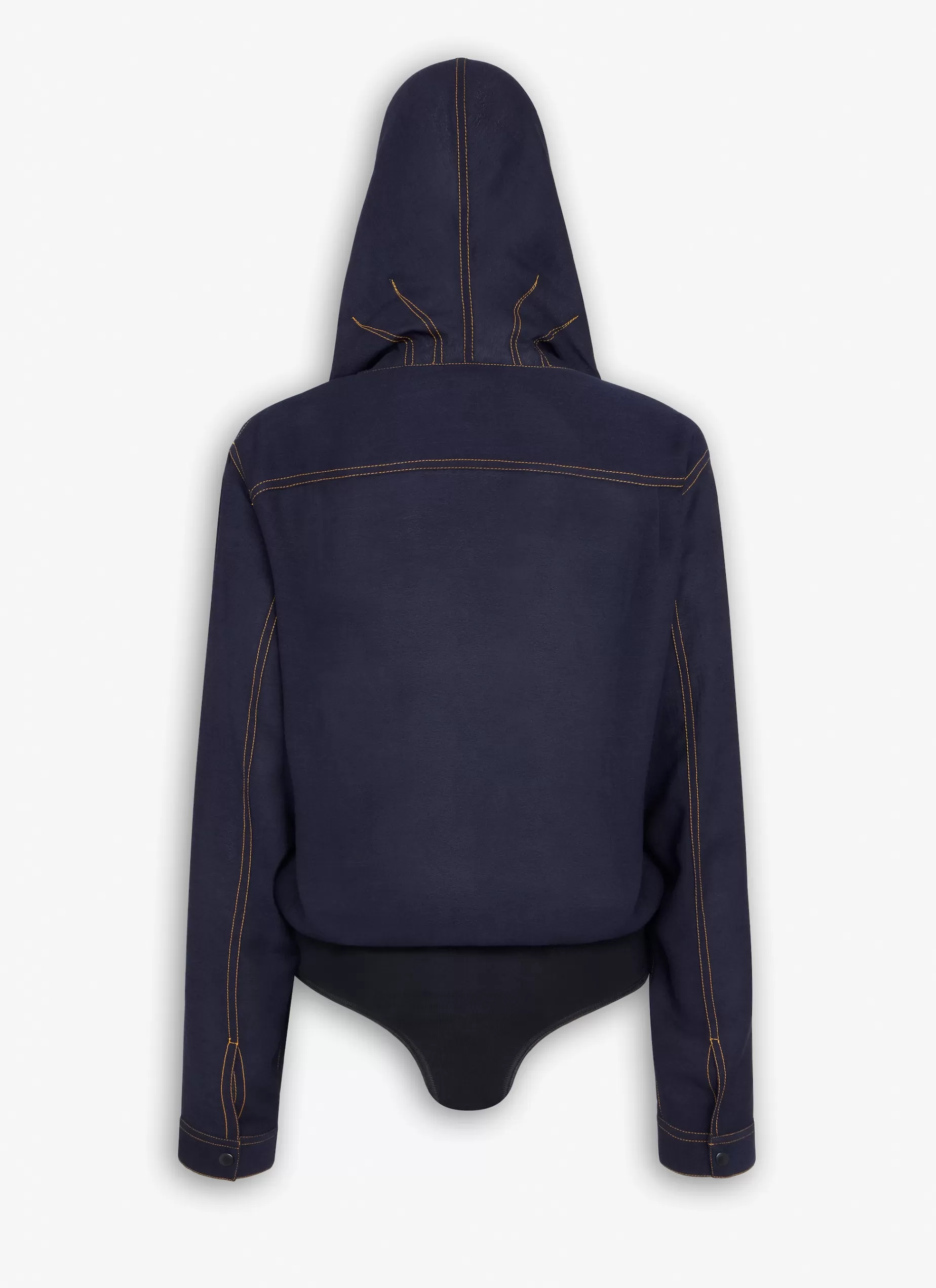 Alaïa BODY-SHIRT MIT KAPUZE< Bodysuits & Leggings