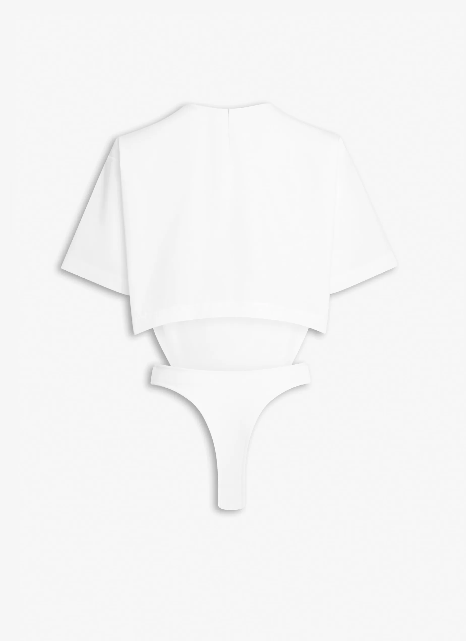 Alaïa BODY-T-SHIRT AUS POPELINE< Bodysuits & Leggings