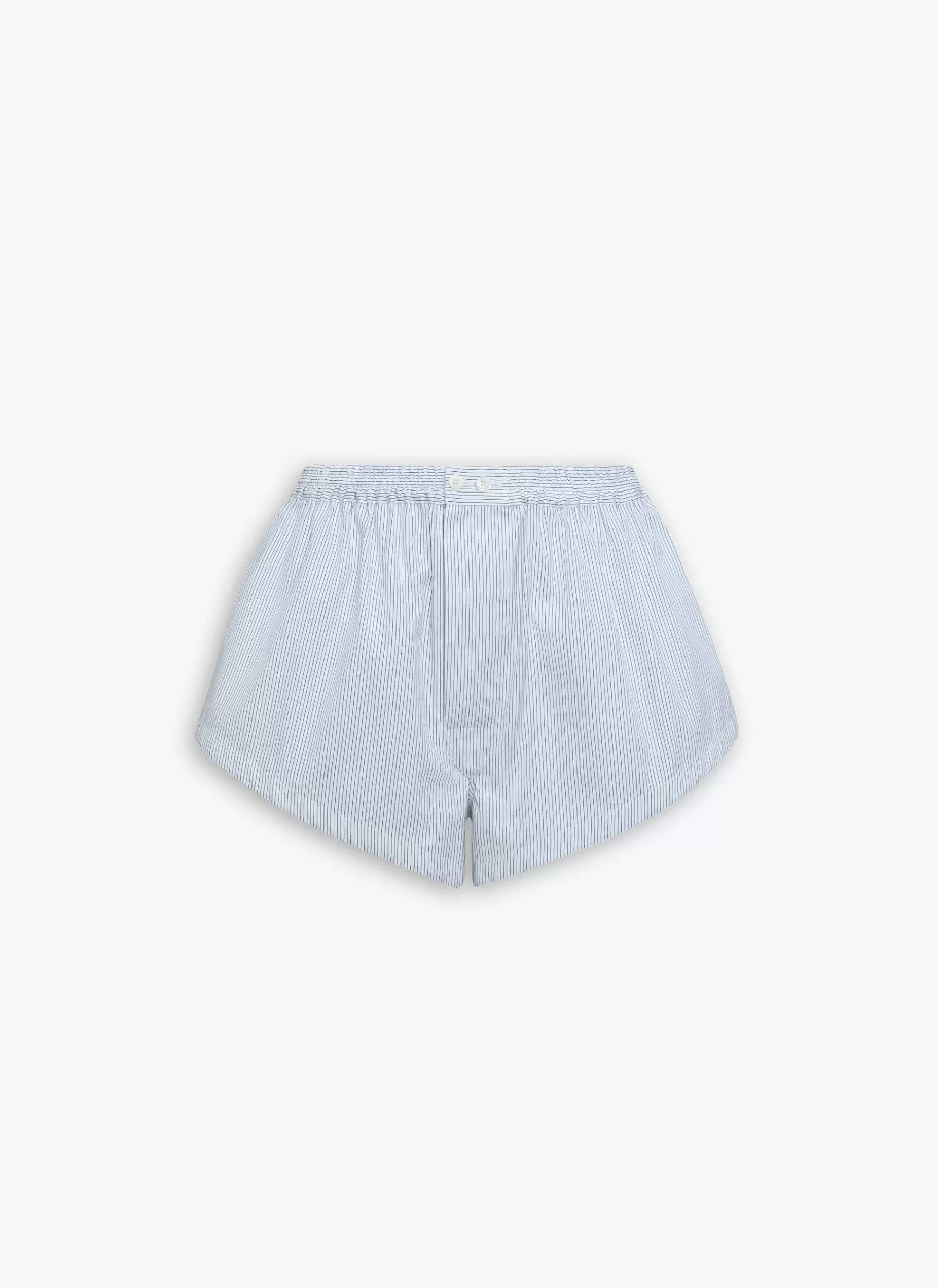Alaïa BOXERSHORTS AUS GESTREIFTER BAUMWOLLPOPELINE< Hosen & Shorts
