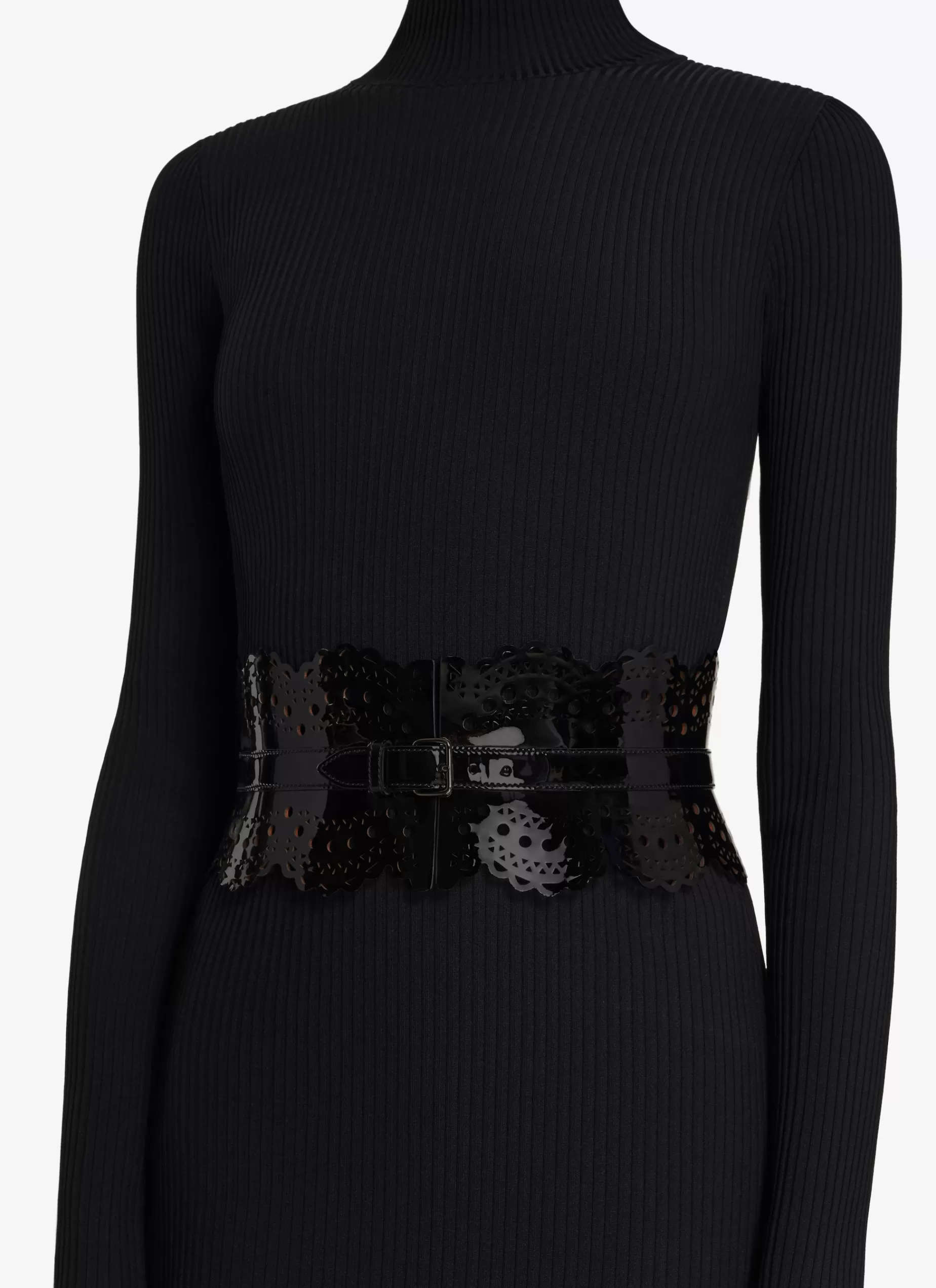 Alaïa Bustiergürtel Aus Leder In Ajour-Optik< Korsettgürtel