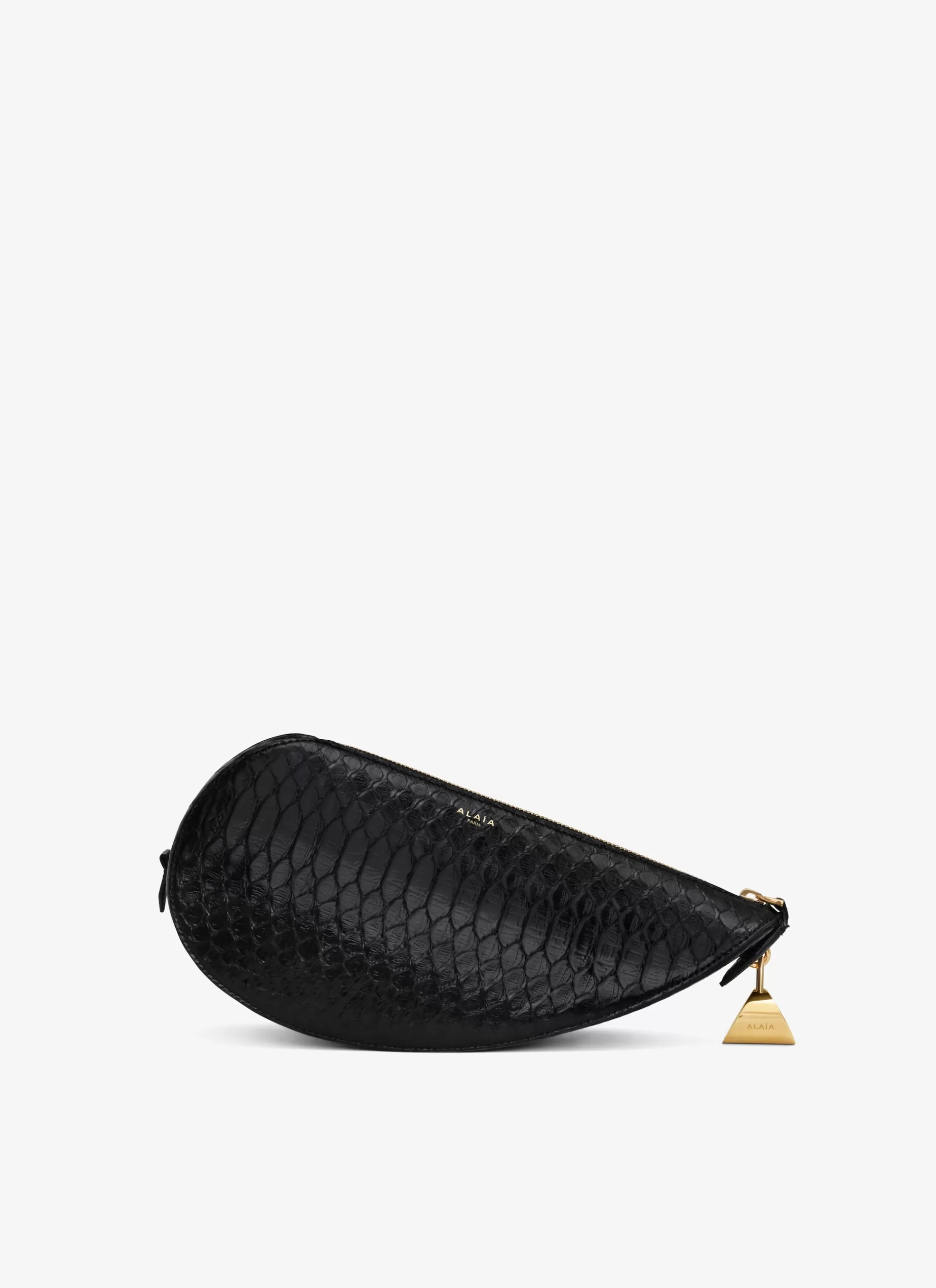 Alaïa CLUTCH LE DEMI-CŒUR AUS PYTHONLEDER< Kleine Taschen