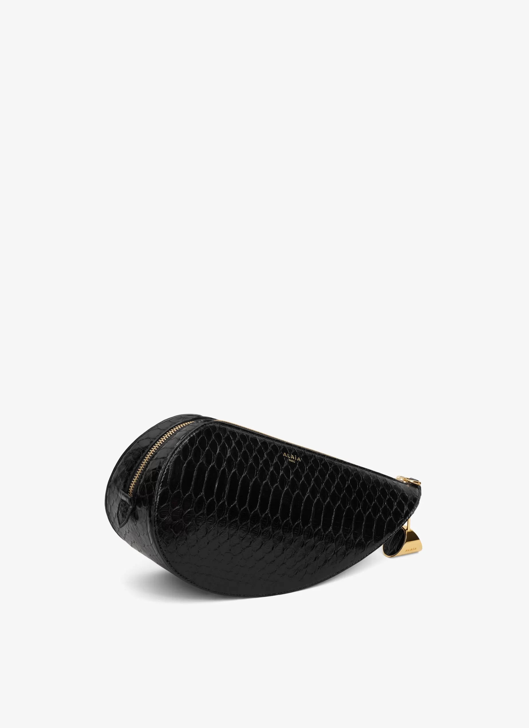 Alaïa CLUTCH LE DEMI-CŒUR AUS PYTHONLEDER< Kleine Taschen