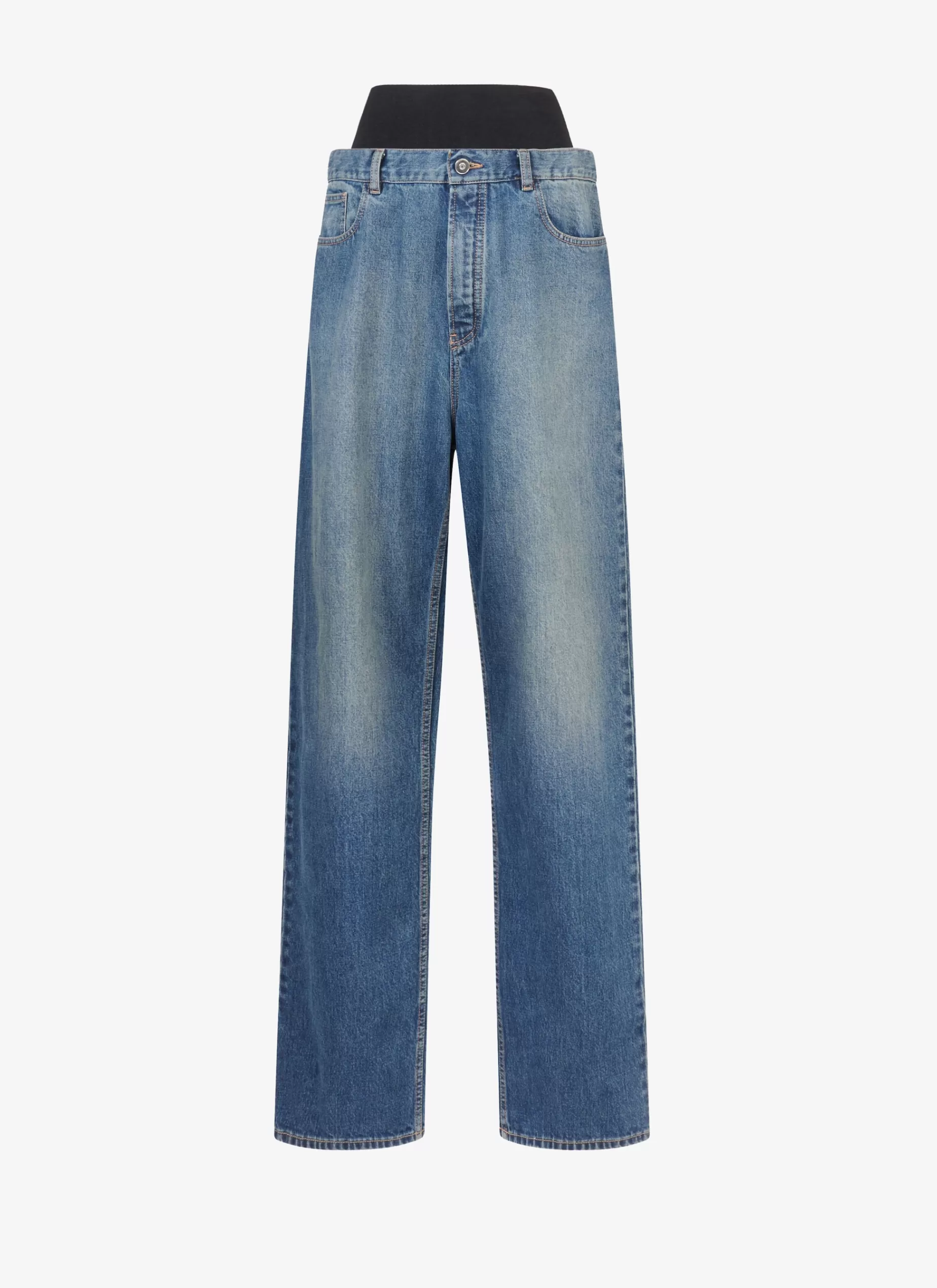 Alaïa DENIMHOSE MIT STRICKGÜRTEL< Denim | Hosen & Shorts
