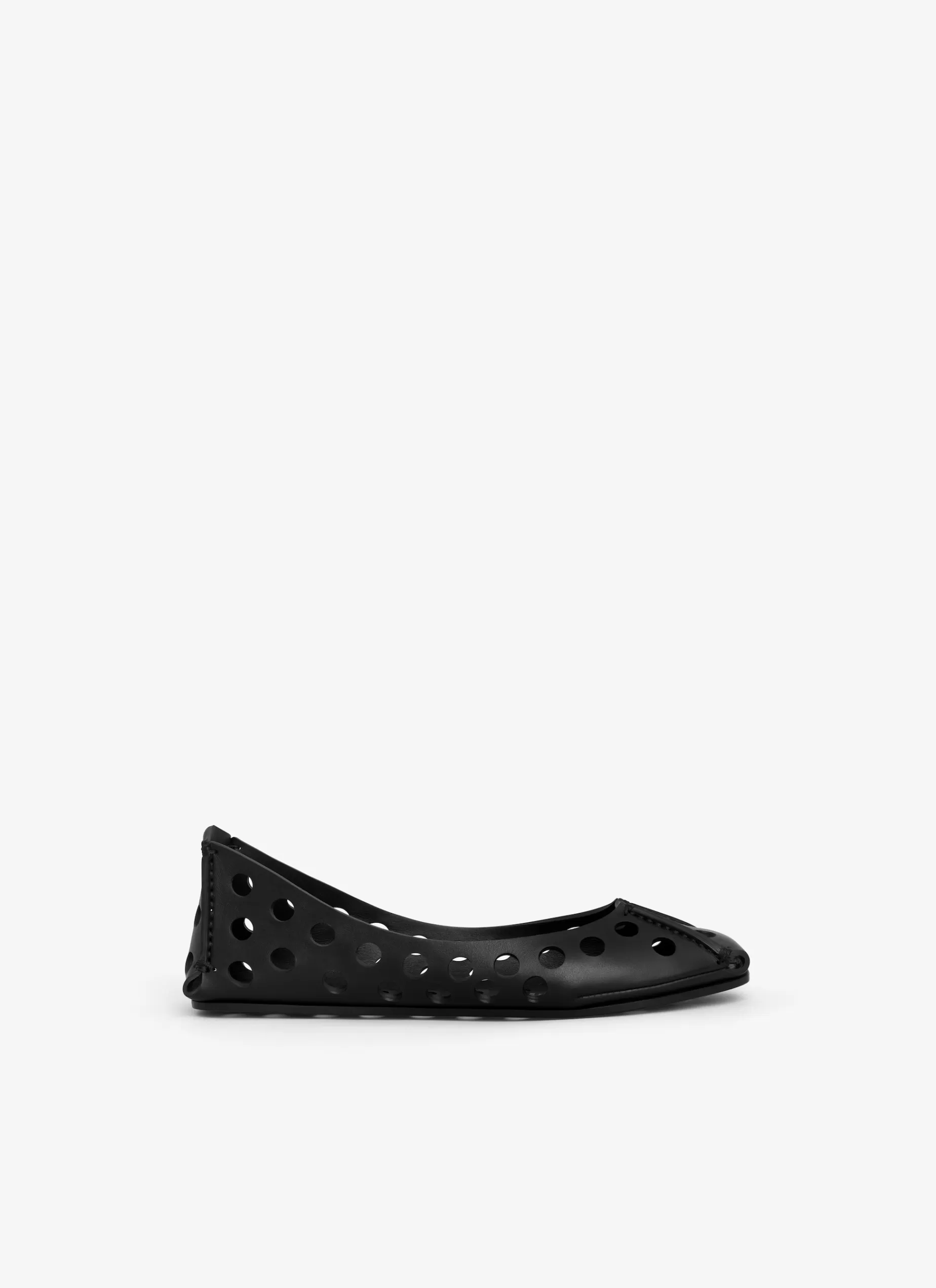 Alaïa FLACHE BALLERINAS PERFO AUS KALBSLEDER< Flache Schuhe | La Ballerine