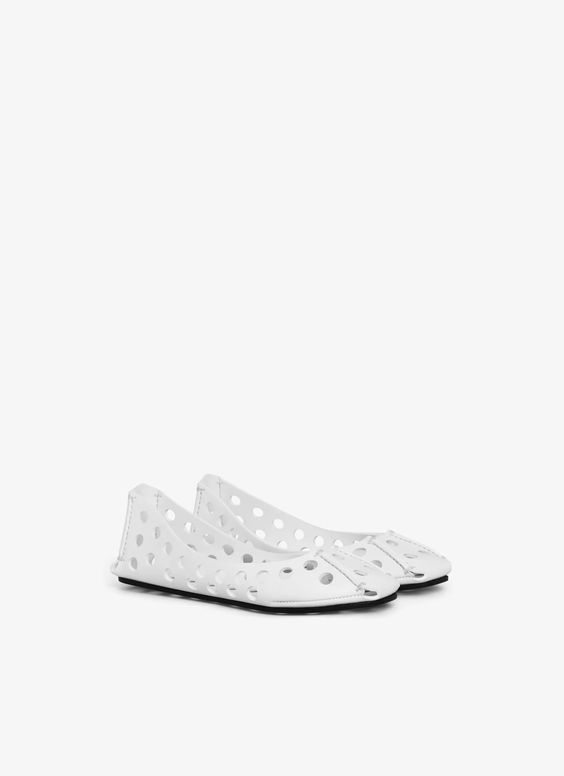 Alaïa FLACHE BALLERINAS PERFO AUS KALBSLEDER< Flache Schuhe | La Ballerine