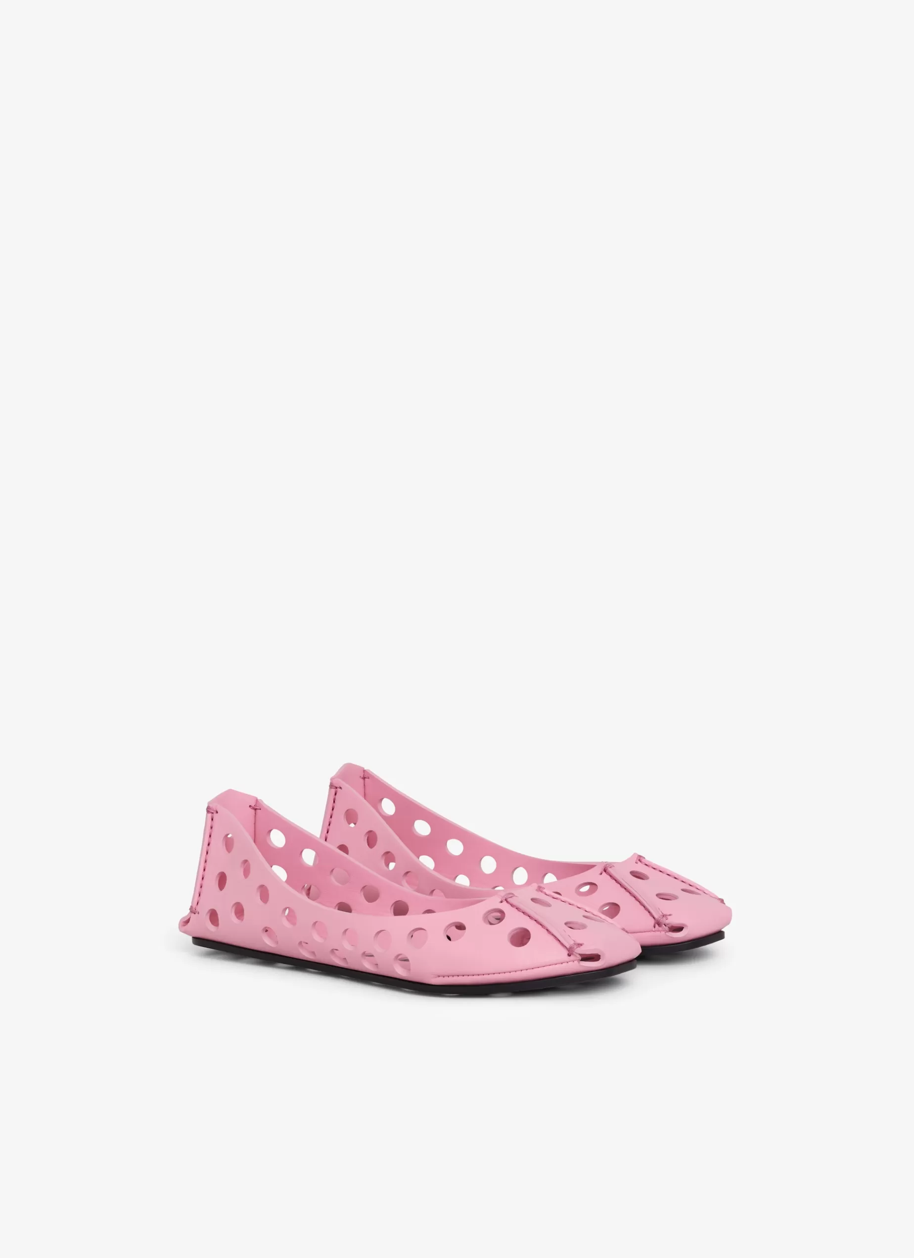 Alaïa FLACHE BALLERINAS PERFO AUS KALBSLEDER< Flache Schuhe | La Ballerine