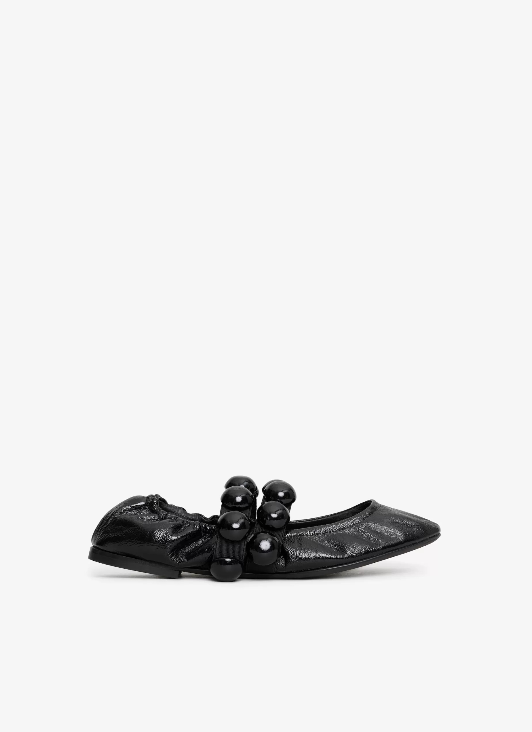 Alaïa FLACHE BALLERINAS SPHERE AUS LACKLEDER< Flache Schuhe