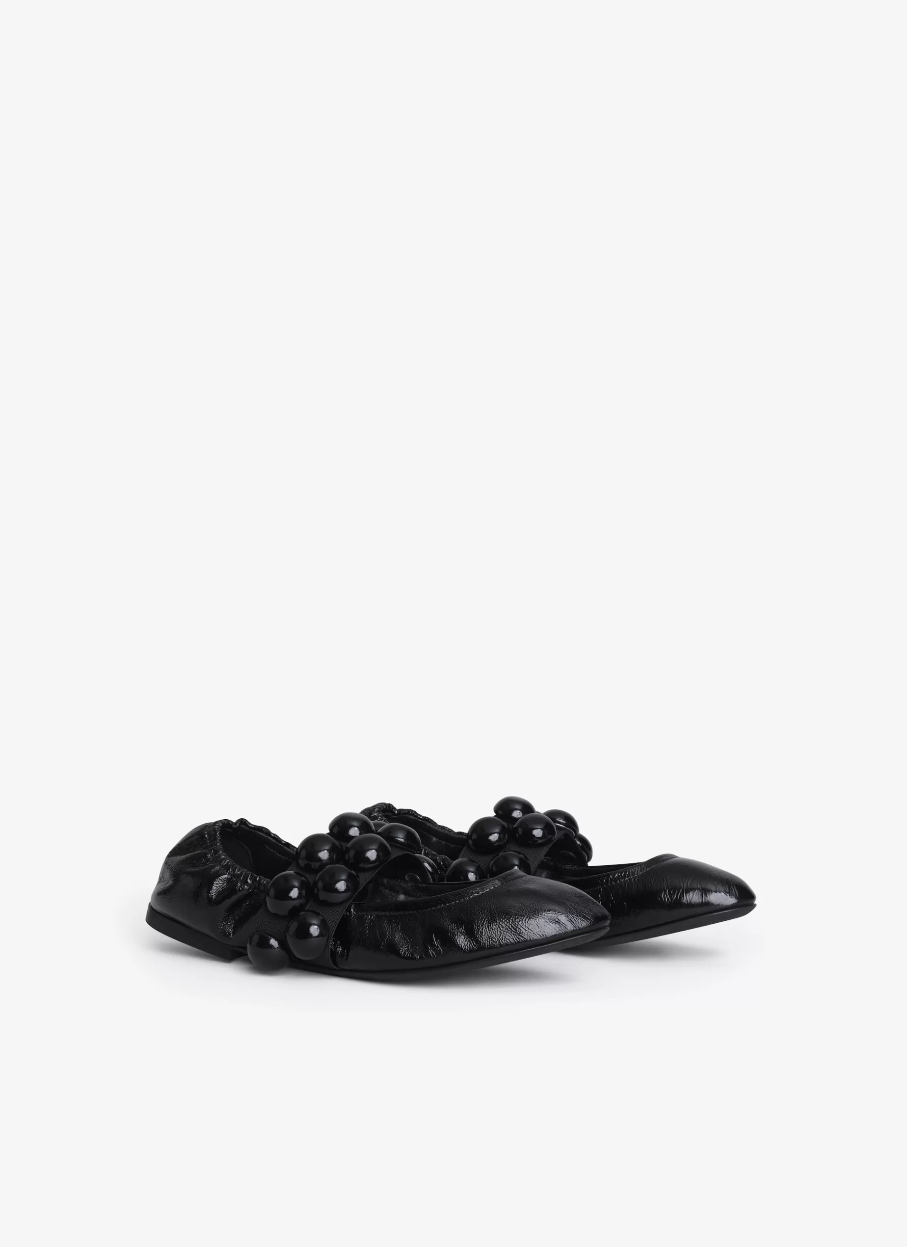 Alaïa FLACHE BALLERINAS SPHERE AUS LACKLEDER< Flache Schuhe