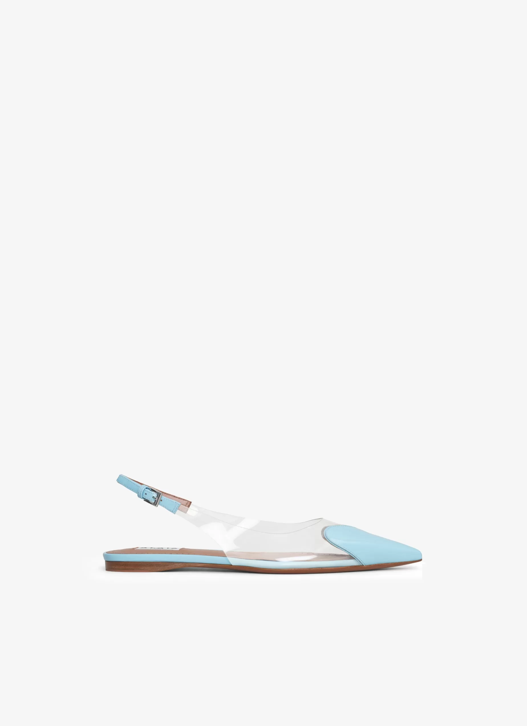 Alaïa FLACHE SLINGBACKS LE CŒUR AUS LACK-KALBSLEDER< Flache Schuhe | Le Cœur