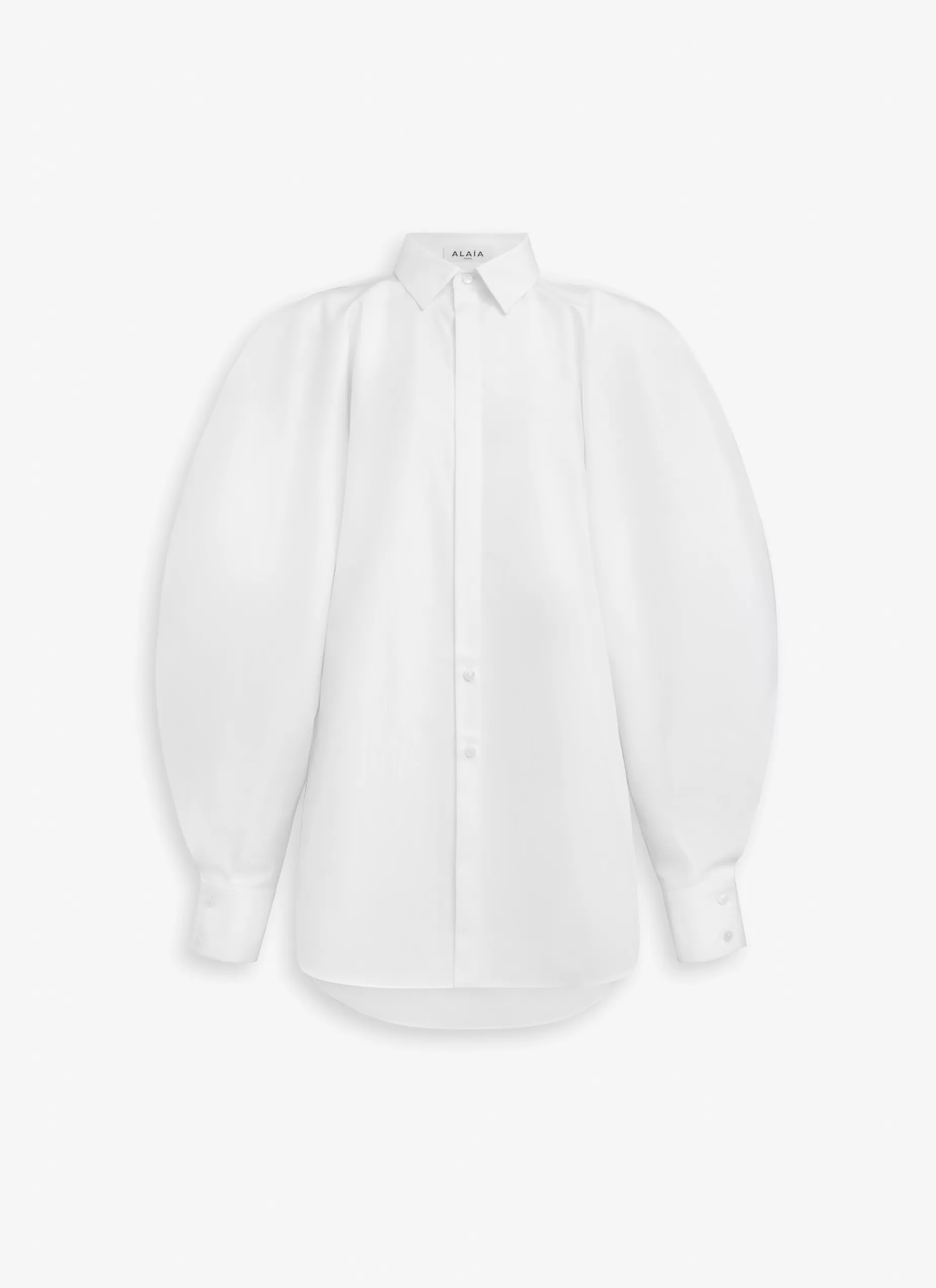 Alaïa HEMD MIT BALLONÄRMELN AUS BAUMWOLLPOPELINE< Oberteile & Hemden
