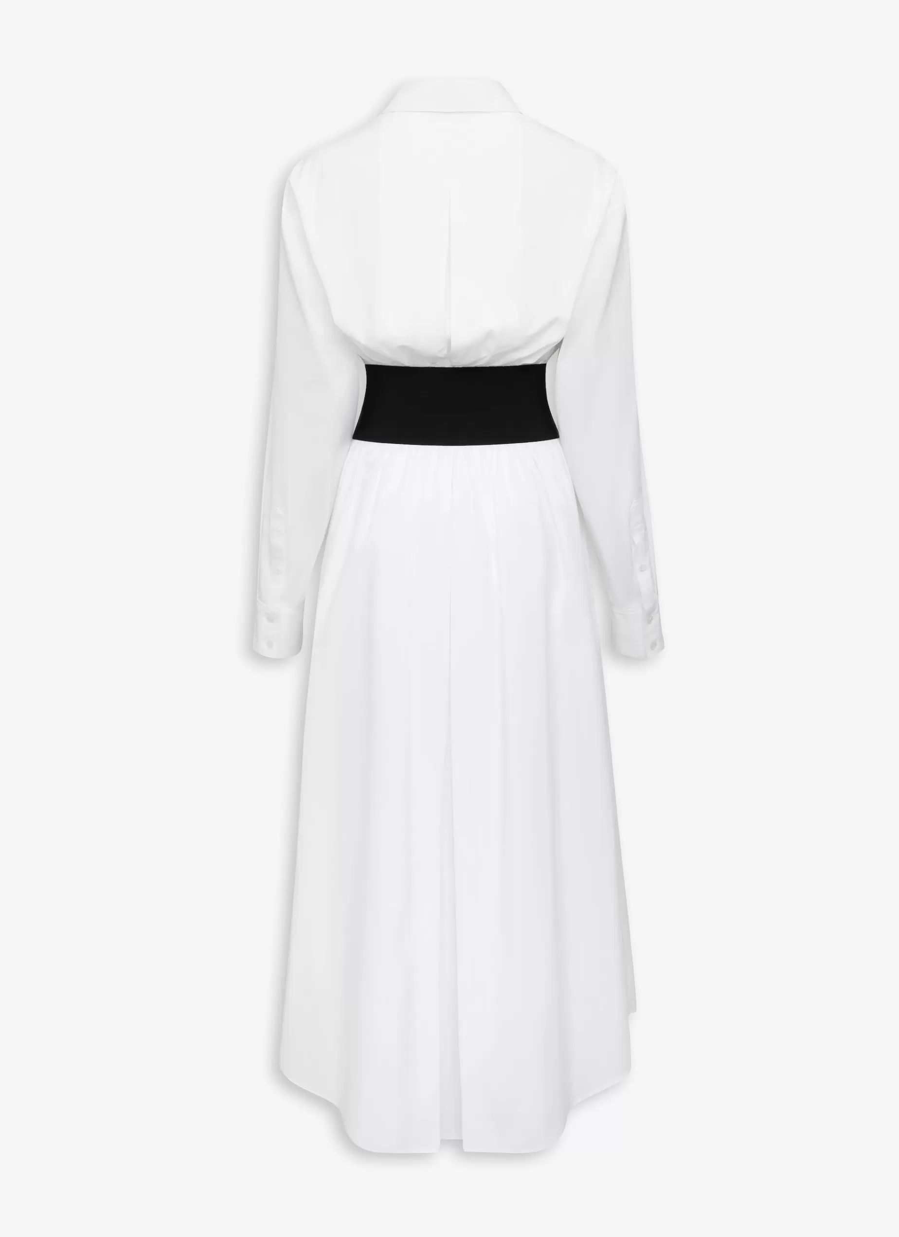 Alaïa HEMDKLEID MIT GÜRTEL AUS BAUMWOLLPOPELINE< Kleider