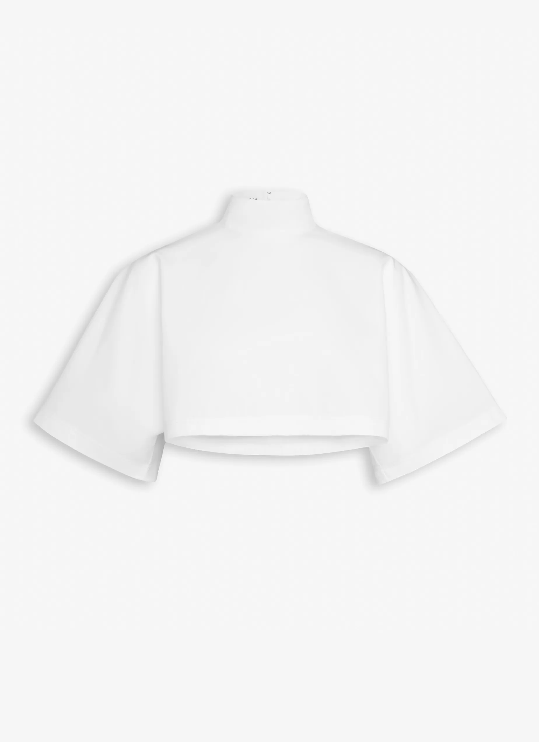 Alaïa HOCHGESCHLOSSENES TOP AUS BAUMWOLLPOPELINE< Oberteile & Hemden