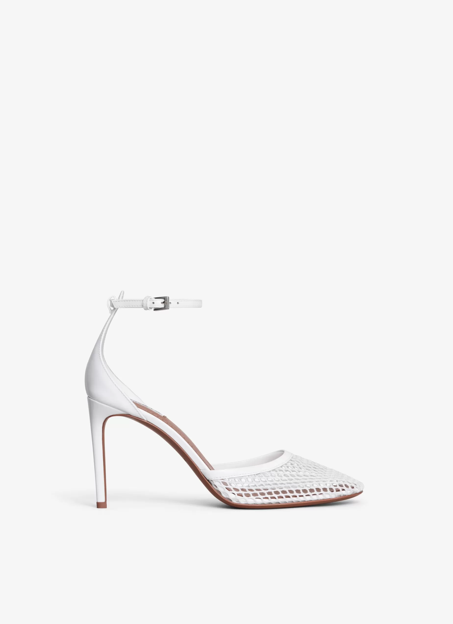Alaïa HOHE PUMPS AUS NETZSTOFF< Sandalen