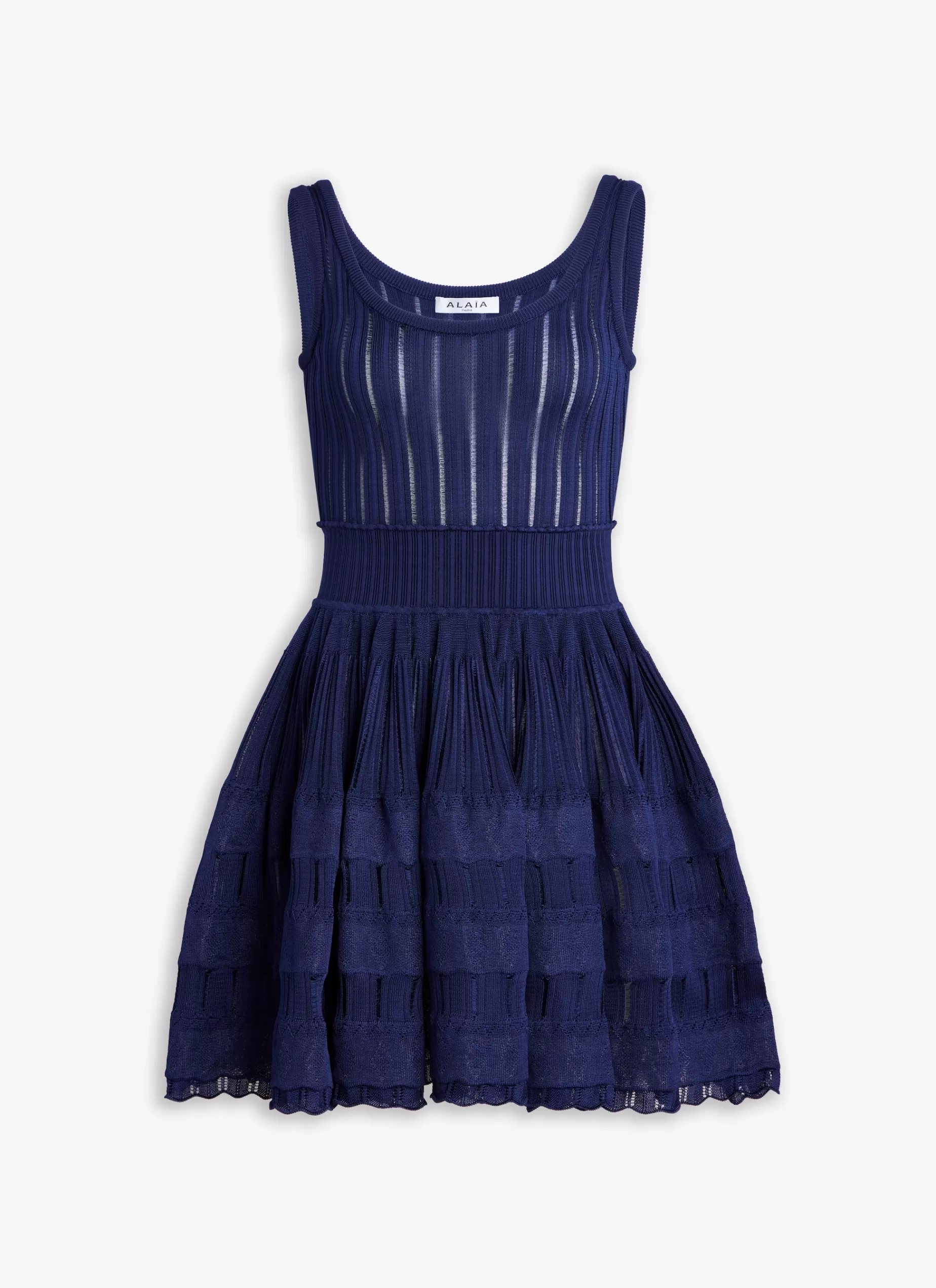 Alaïa KLEID AUS GLÄNZENDEM KRINOLINE< Kleider