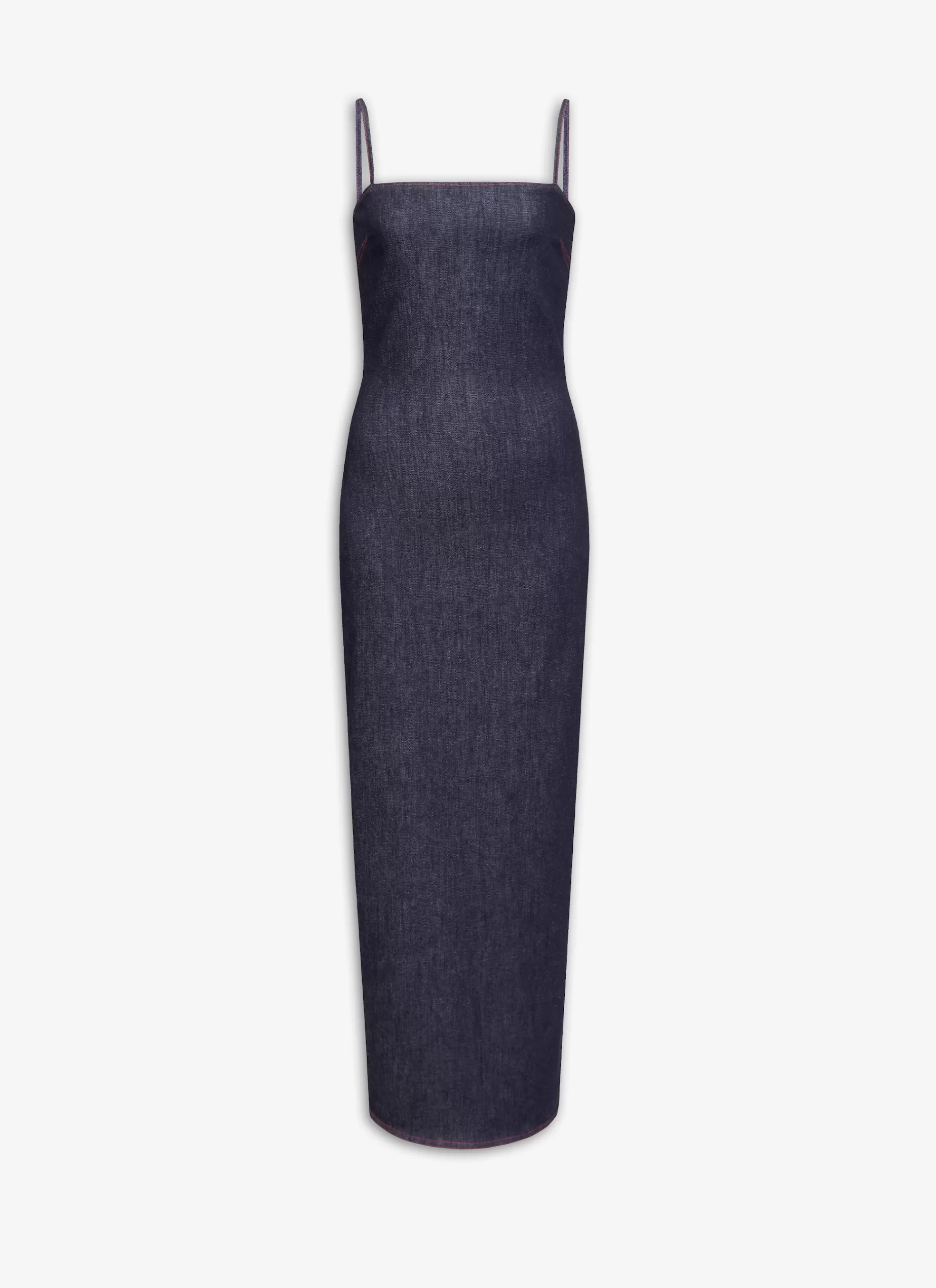 Alaïa KLEID MIT SPAGHETTITRÄGERN AUS STRETCH-DENIM< Denim | Kleider