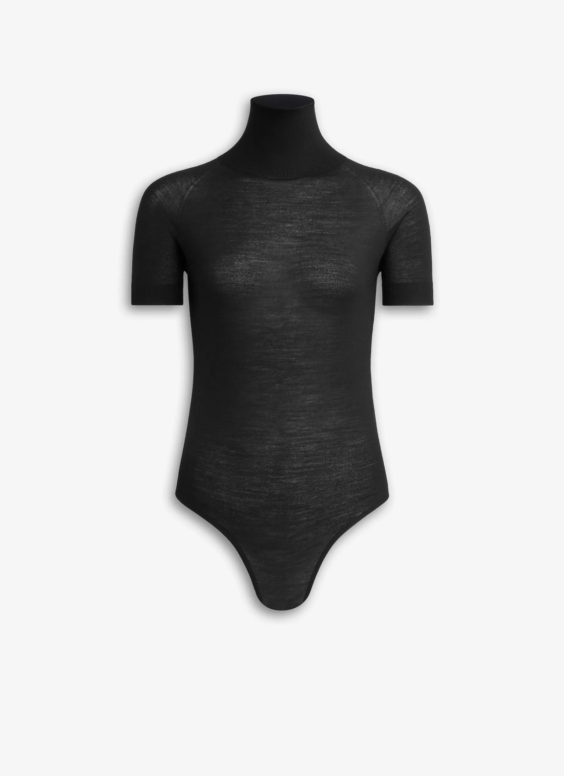 Alaïa KURZARM-BODY AUS TRANSPARENTEM WOLLSTRICK< Strickwaren | Bodysuits & Leggings