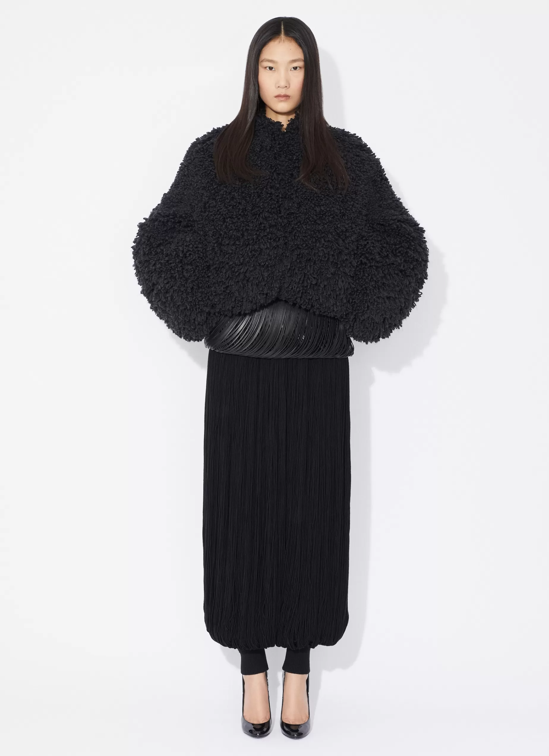 Alaïa KURZE JACKE AUS STRICK IN FELLOPTIK< Strickwaren | Mäntel & Jacken