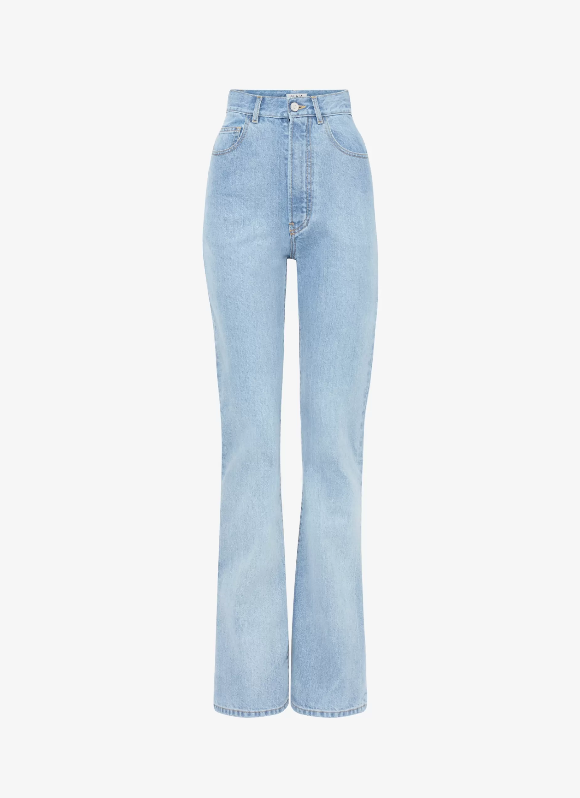 Alaïa LANGE DENIMHOSE IM BOOTCUT-STIL< Hosen & Shorts