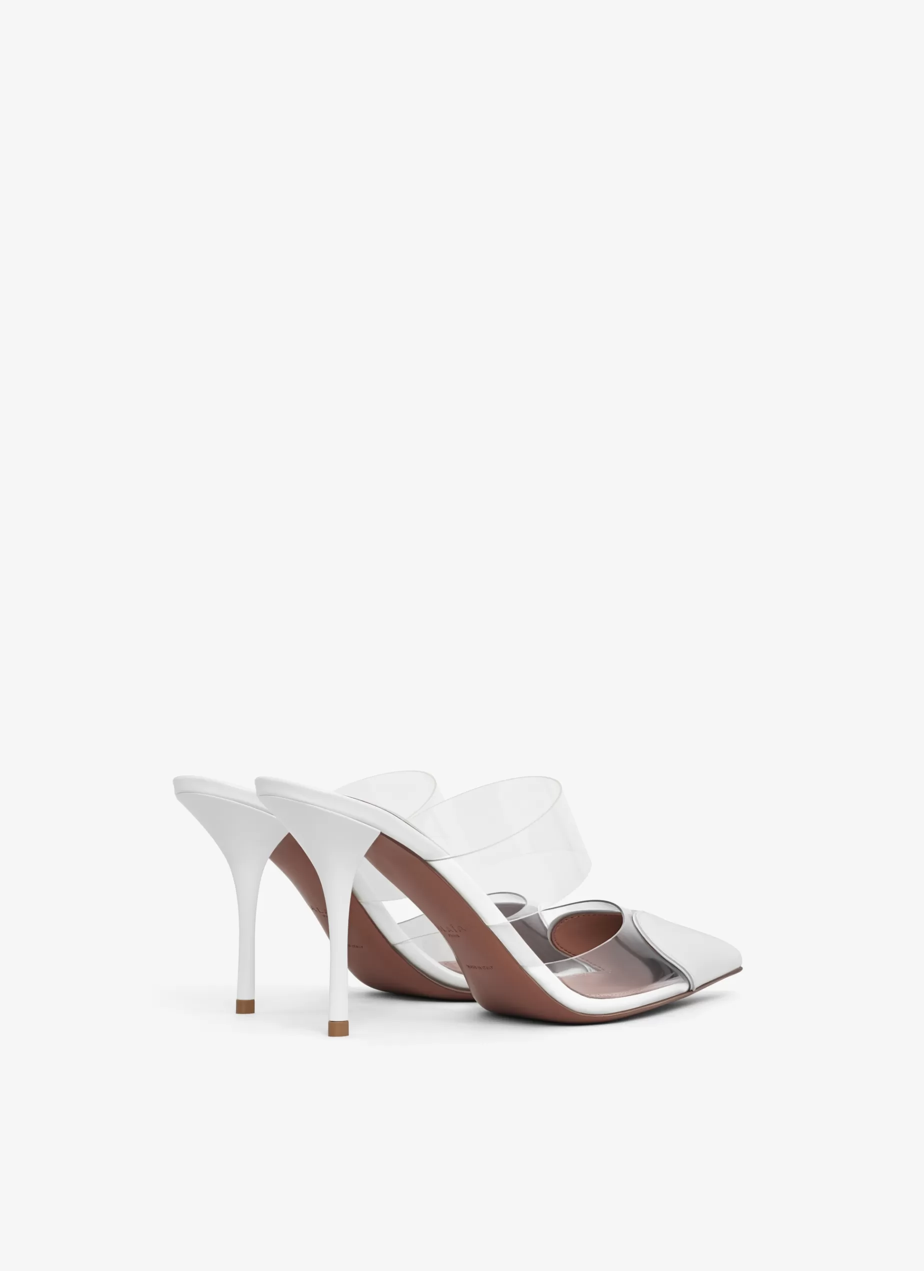 Alaïa LE CŒUR PANTOLETTEN AUS LACK-KALBSLEDER< Mules | Le Cœur
