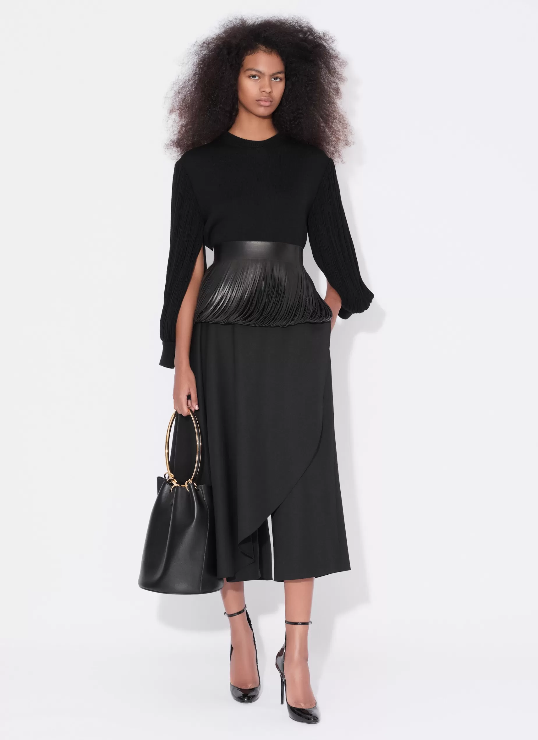 Alaïa LEDERGÜRTEL MIT FRANSEN< Gürtel | Röcke