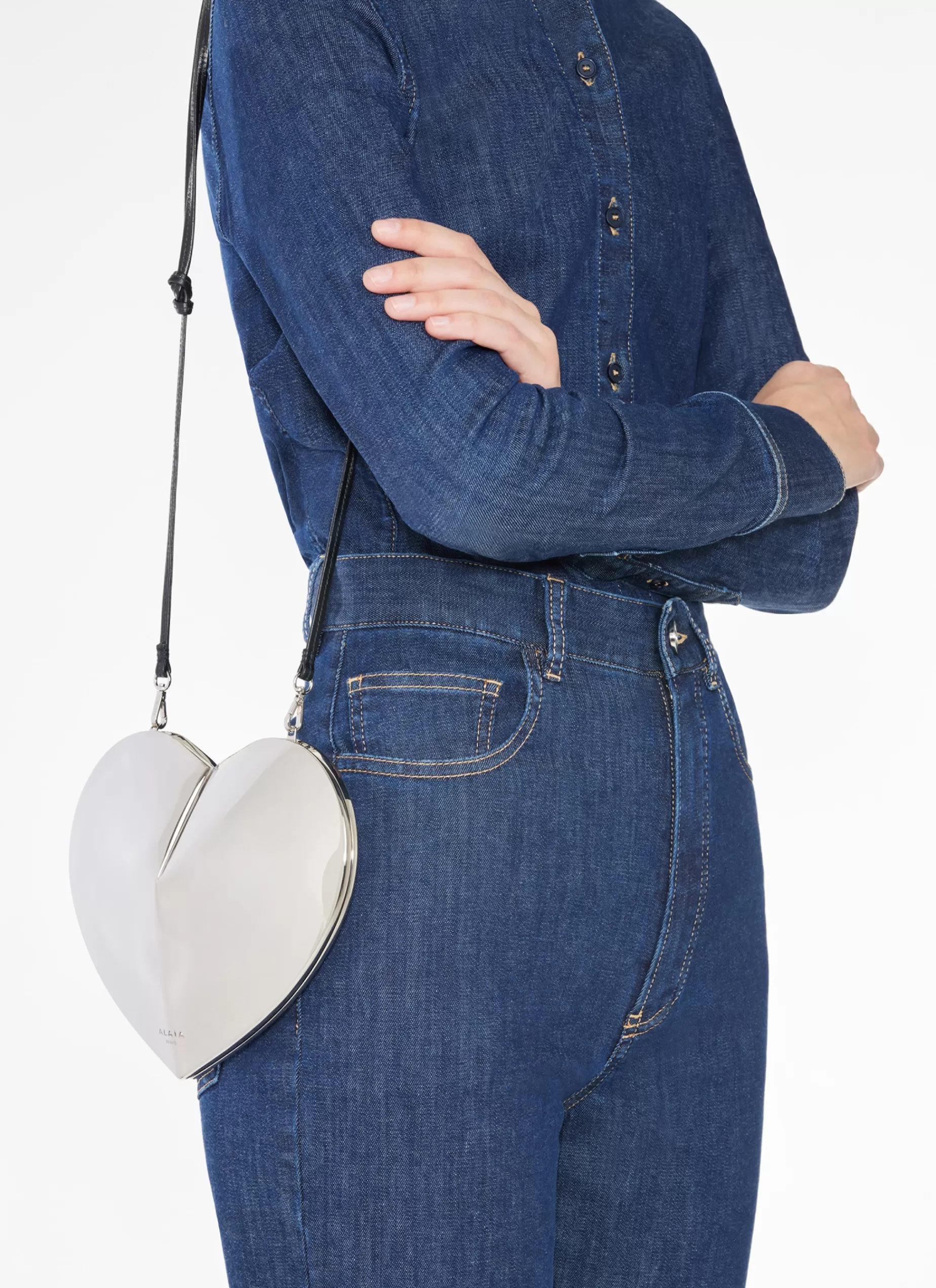 Alaïa MINAUDIÈRE-TASCHE LE COEUR AUS MESSING< Kleine Taschen | Cross-Body Bags