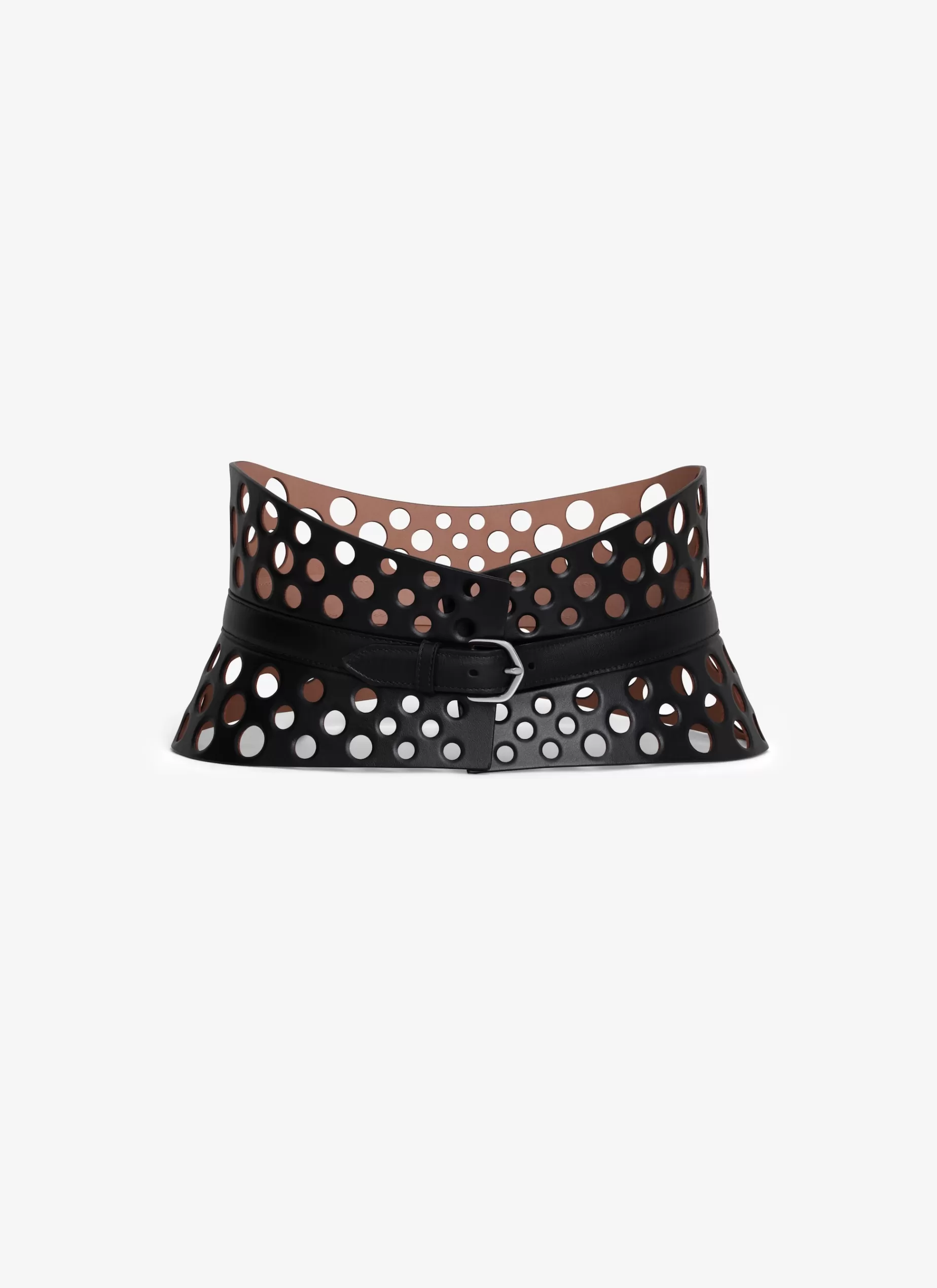 Alaïa NEO-BUSTIER-GÜRTEL AUS PERFORIERTEM KALBSLEDER< Korsettgürtel