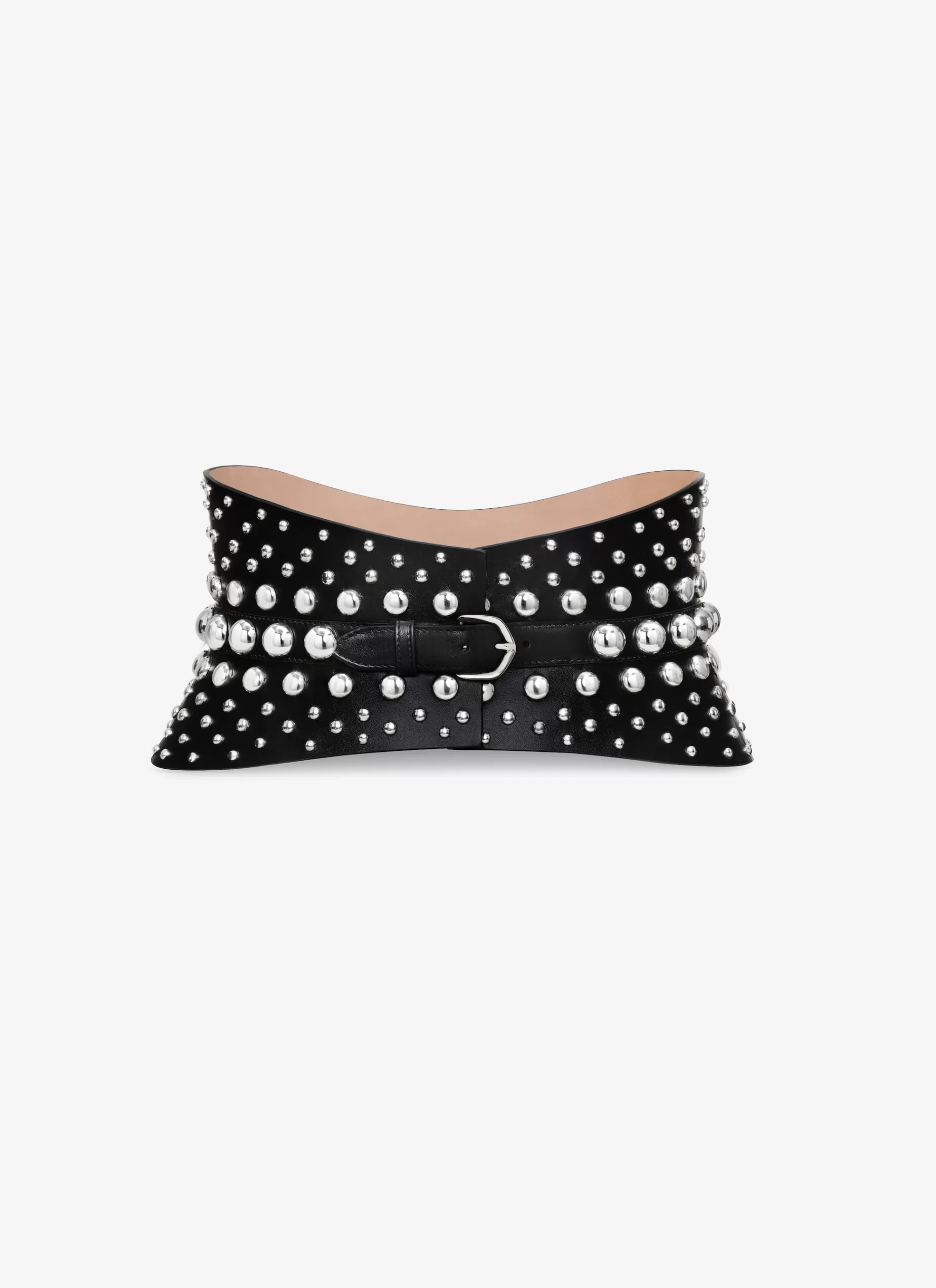 Alaïa NEO-BUSTIER-GÜRTeL MIT NIETEN AUS KALBSLEDER< Korsettgürtel