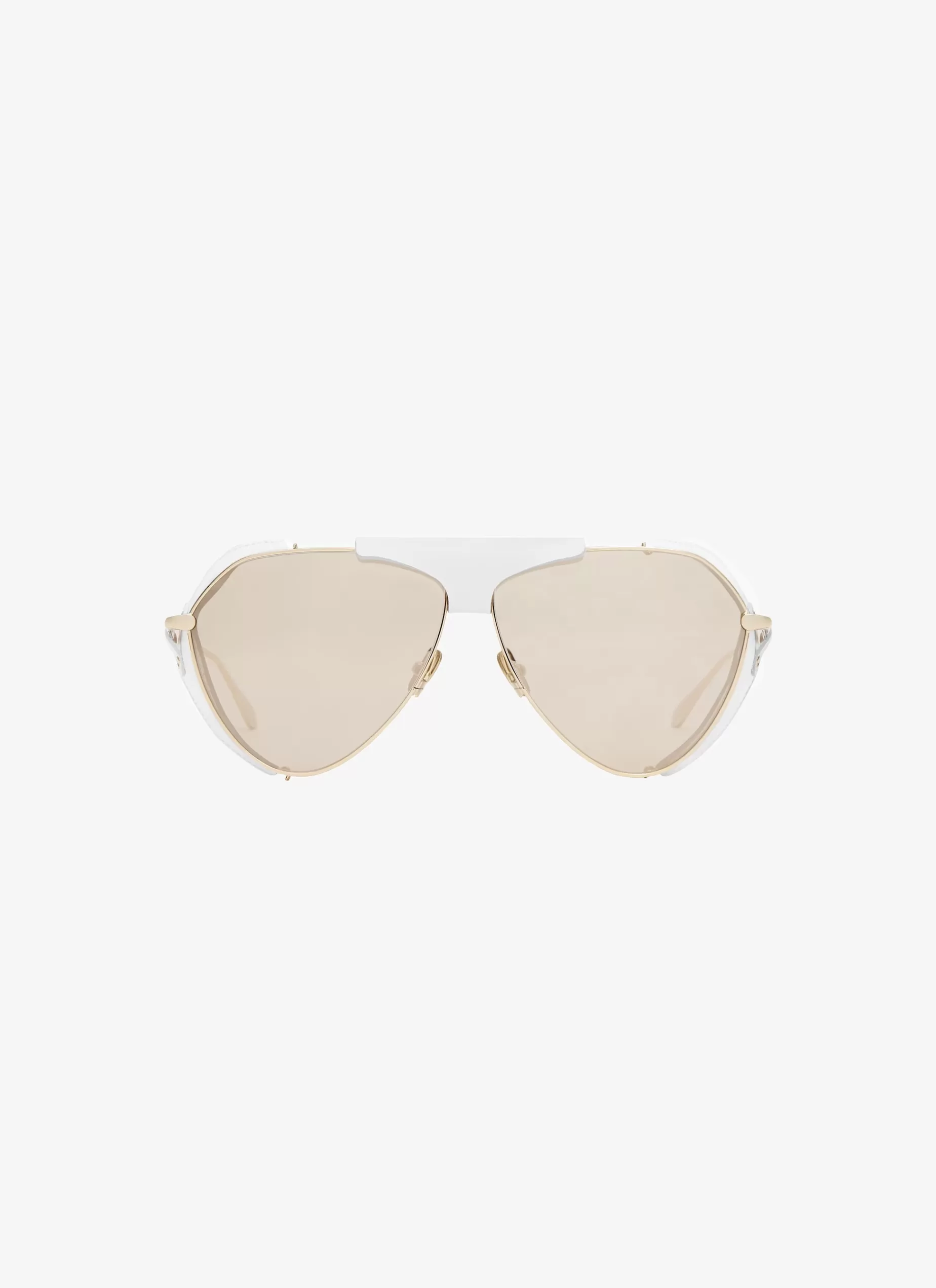 Alaïa Piloten-Sonnenbrille Aus Metall Und Leder< Sonnenbrillen