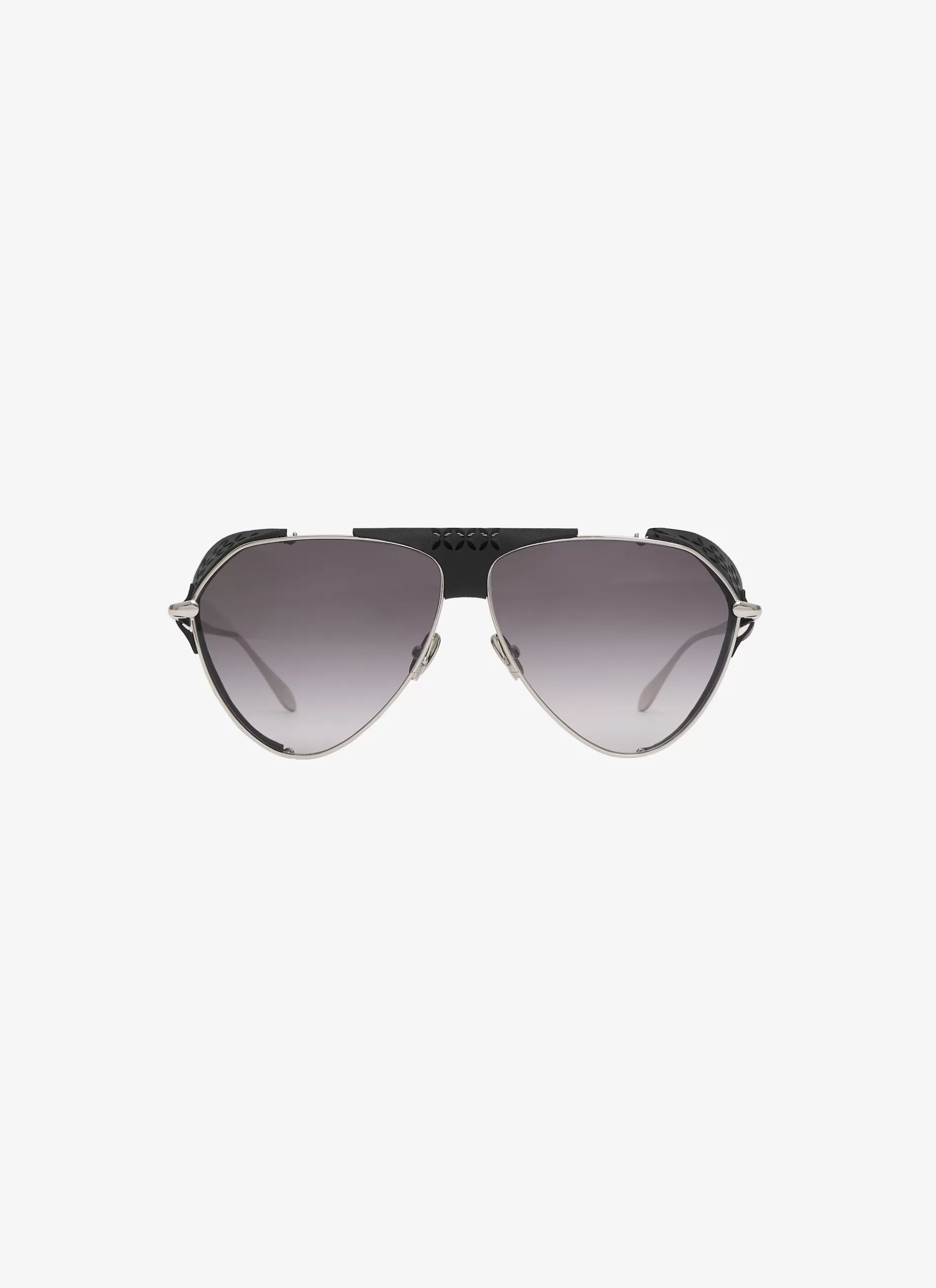 Alaïa Piloten-Sonnenbrille Aus Metall Und Leder< Sonnenbrillen
