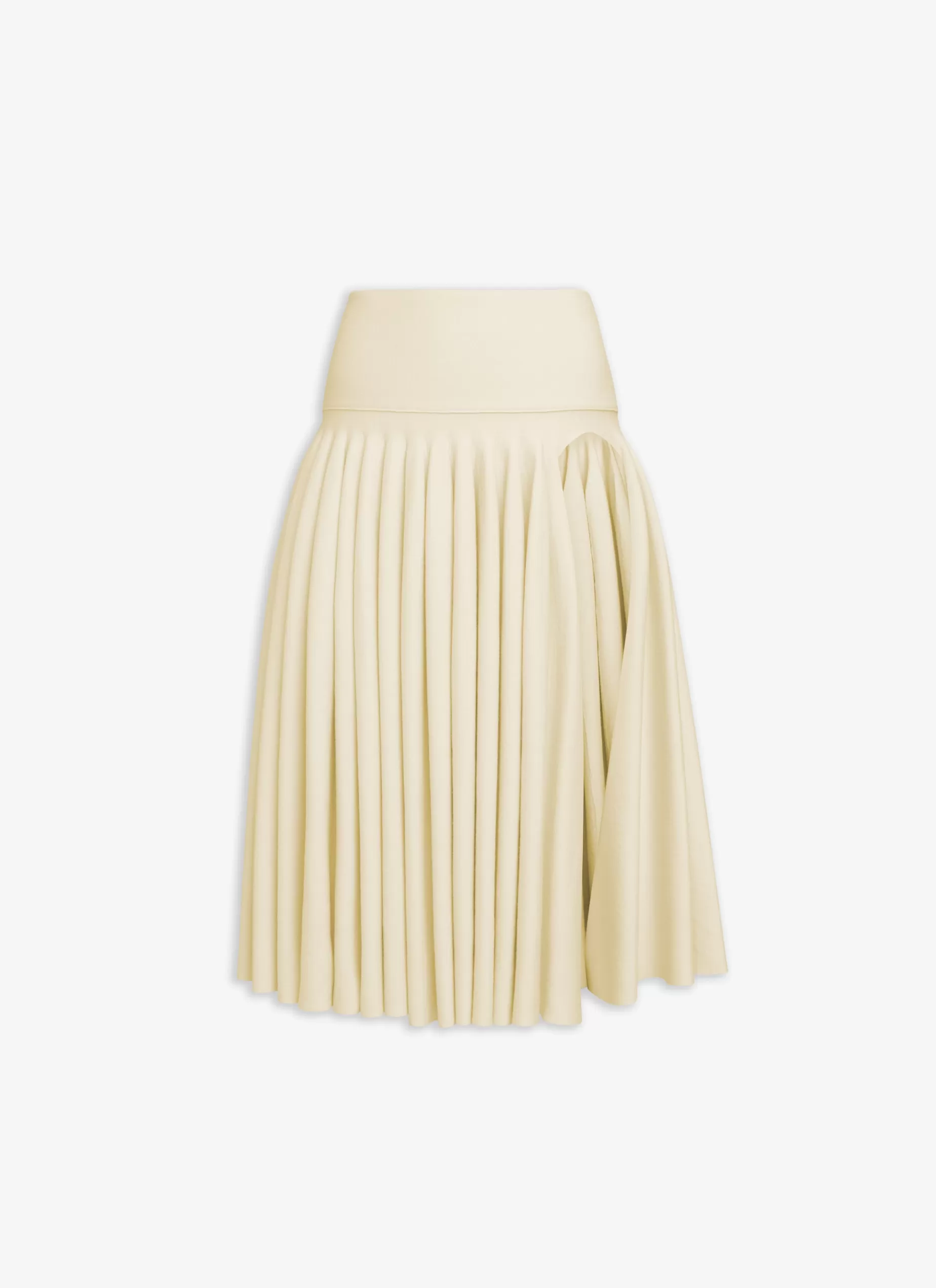 Alaïa PLISSEE-STRICKROCK MIT GODETS< Strickwaren | Röcke
