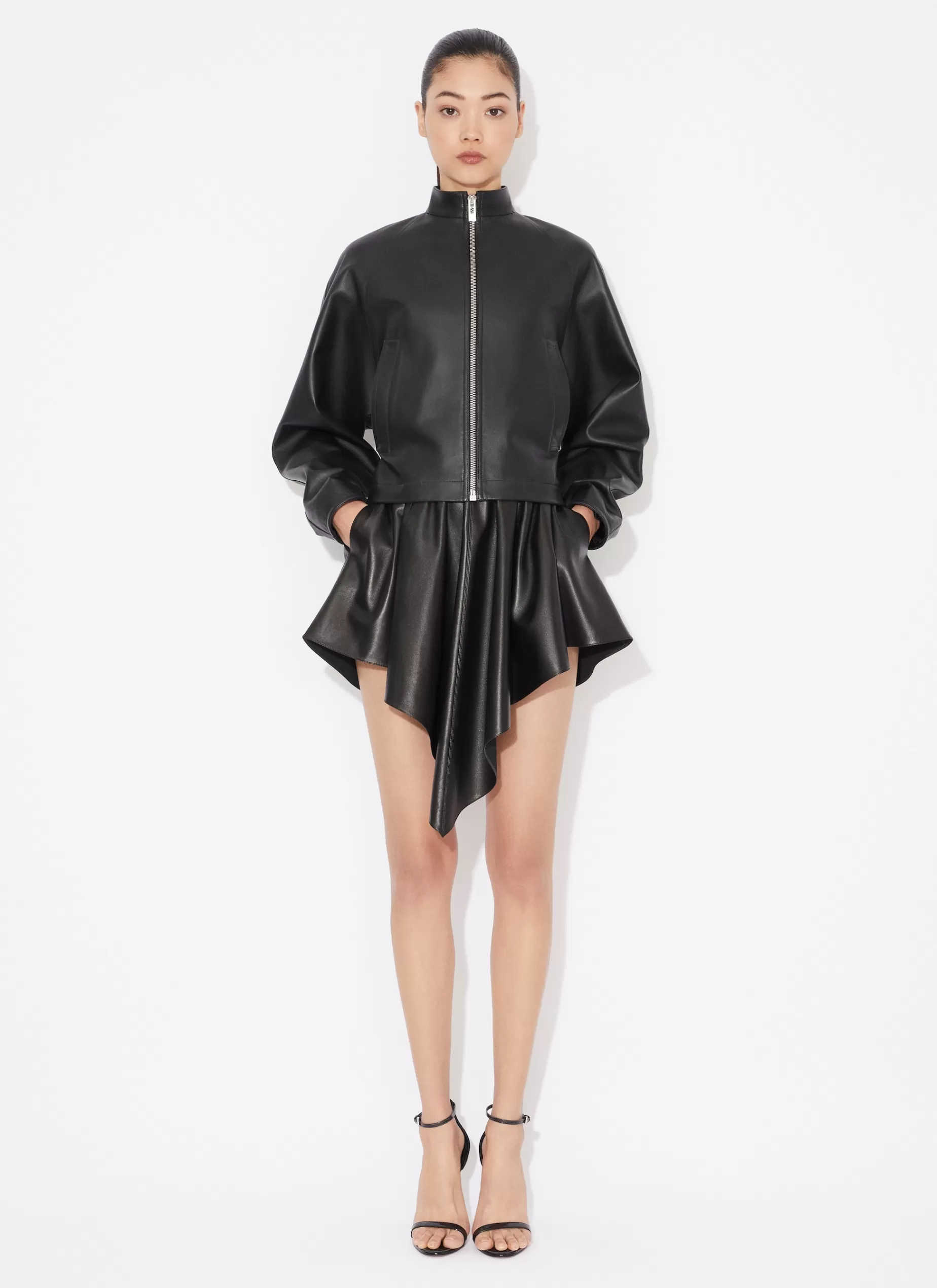 Alaïa RUNDE LEDERJACKE< Mäntel & Jacken