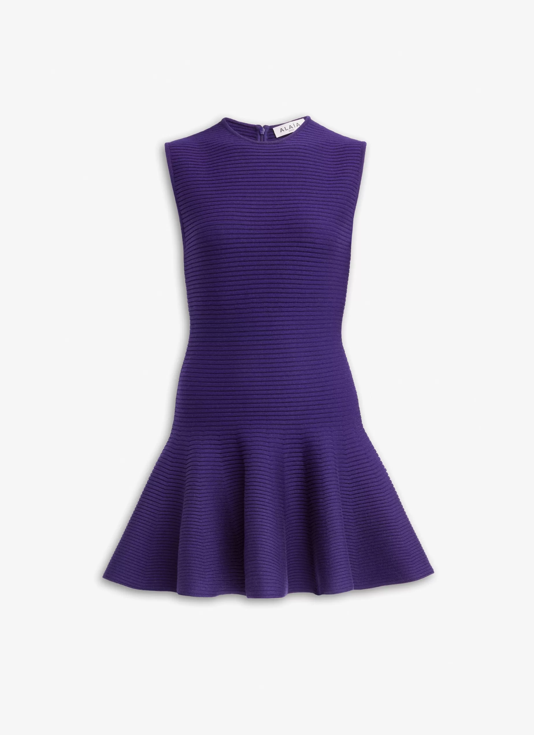 Alaïa SKATER-KLEID AUS KREISFÖRMIGEM RIPPSTRICK< Strickwaren | Kleider