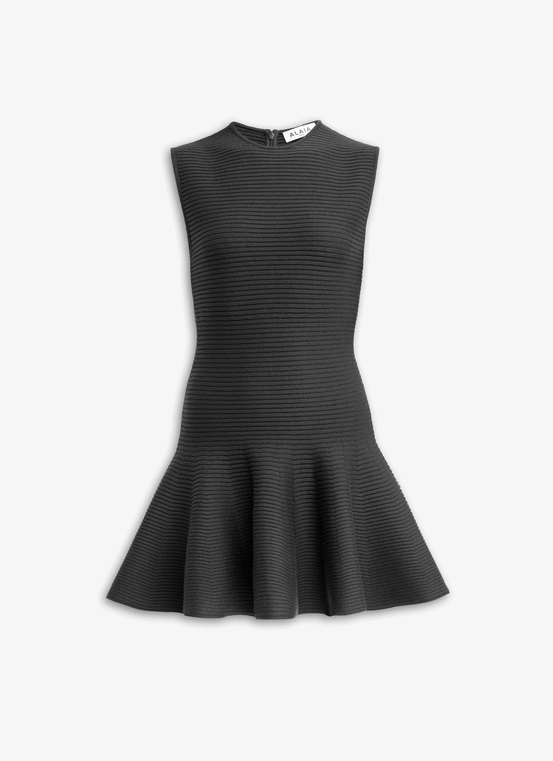 Alaïa SKATER-KLEID AUS KREISFÖRMIGEM RIPPSTRICK< Strickwaren | Kleider
