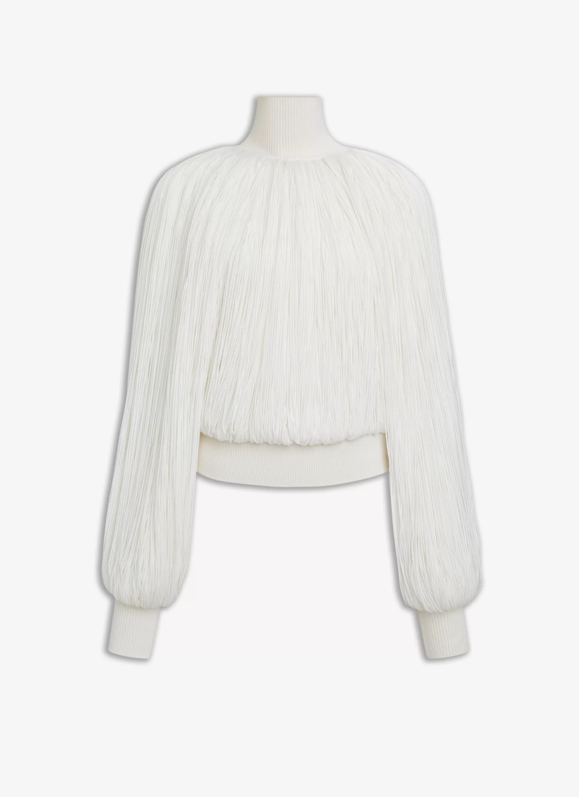 Alaïa STRICKPULLOVER MIT FRANSEN< Strickwaren | Pullover & Cardigans