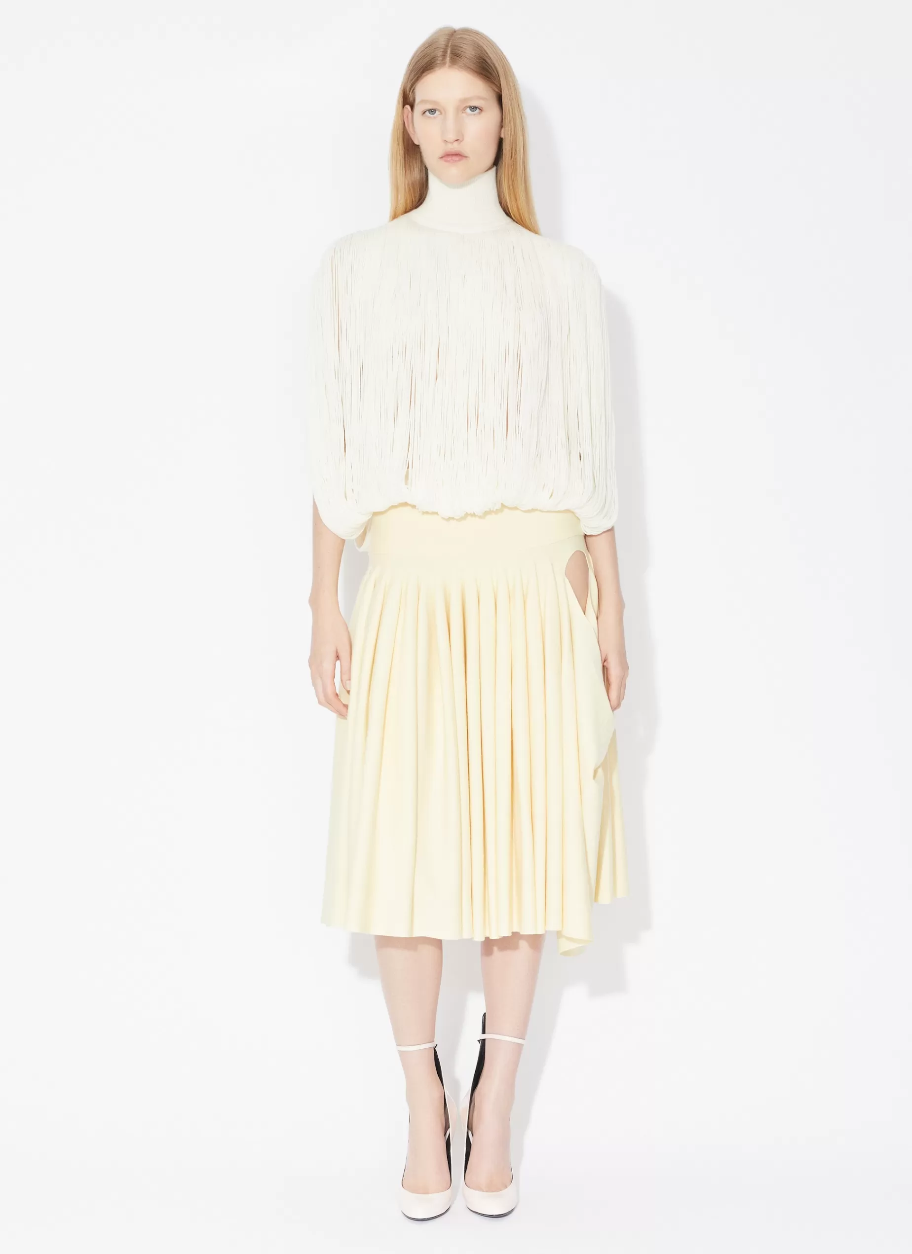 Alaïa STRICKPULLOVER MIT FRANSEN< Strickwaren | Pullover & Cardigans