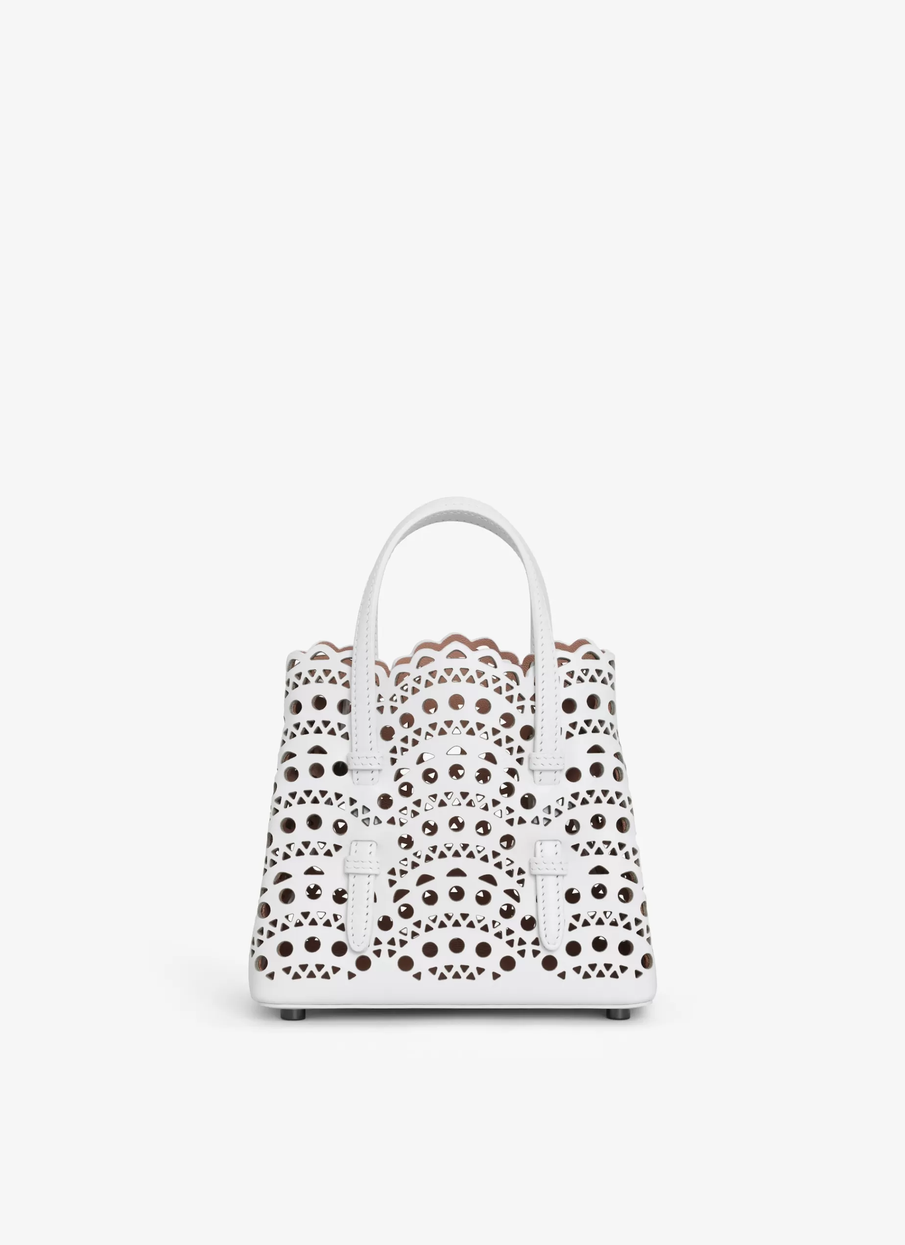 Alaïa Tasche Mina 16 Aus Luxus-Kalbsleder Mit Vienne-Wellenmuster< Handtaschen | Tote Bags