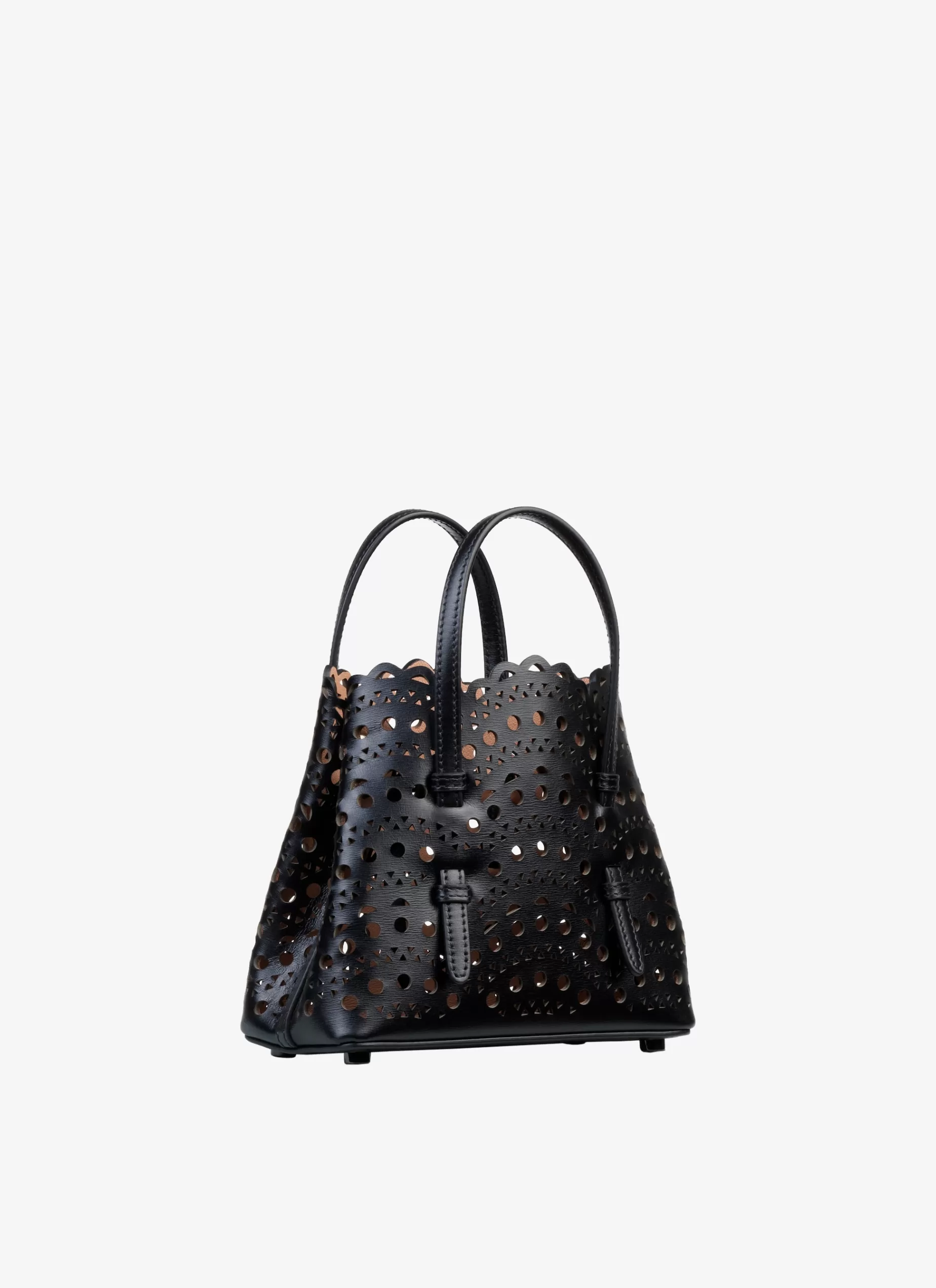 Alaïa Tasche Mina 16 Aus Luxus-Kalbsleder Mit Vienne-Wellenmuster< Kleine Taschen | Handtaschen
