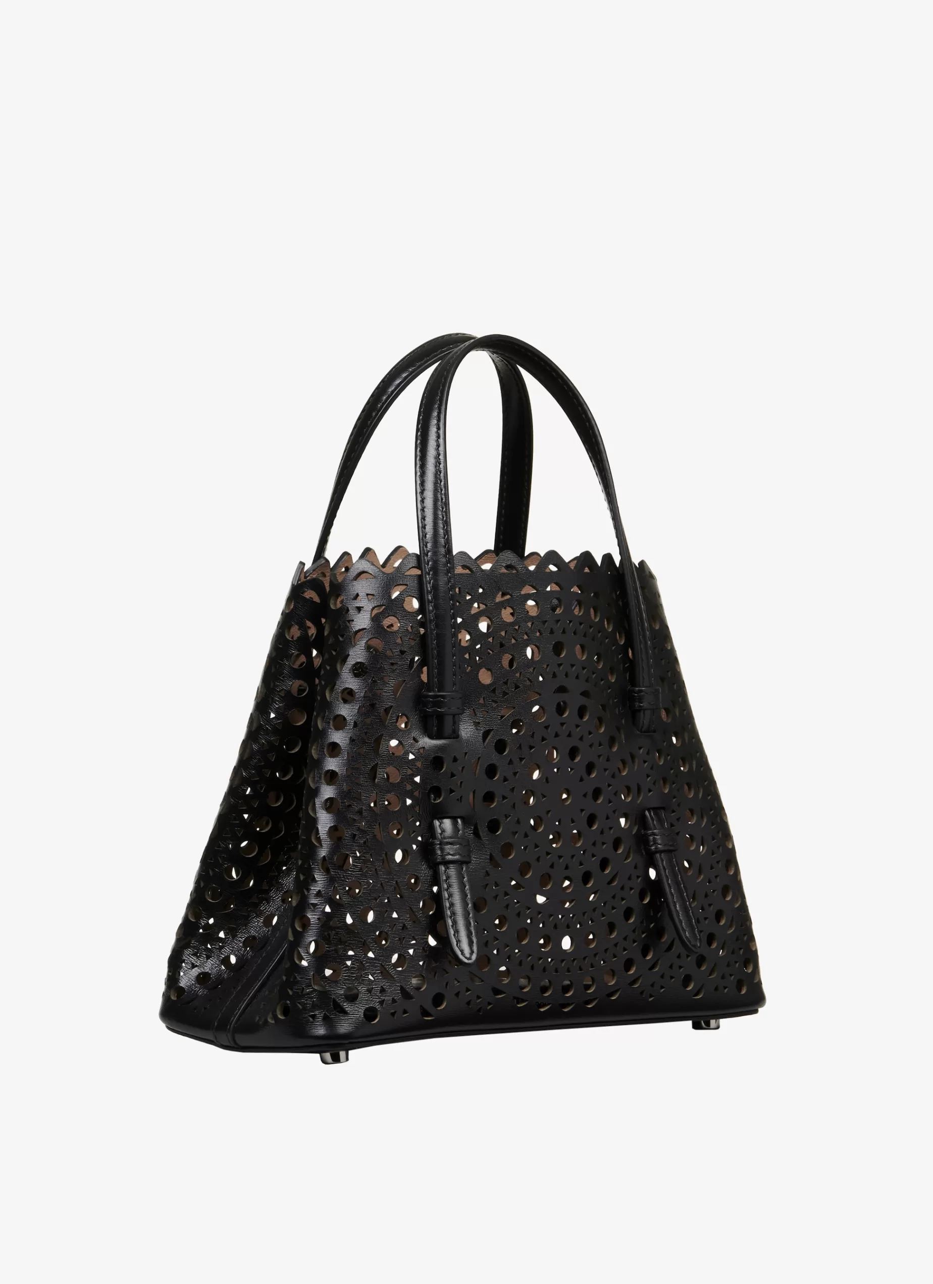 Alaïa Tasche Mina 25 Aus Luxus-Kalbsleder Mit Vienne-Wellenmuster< Handtaschen | Tote Bags