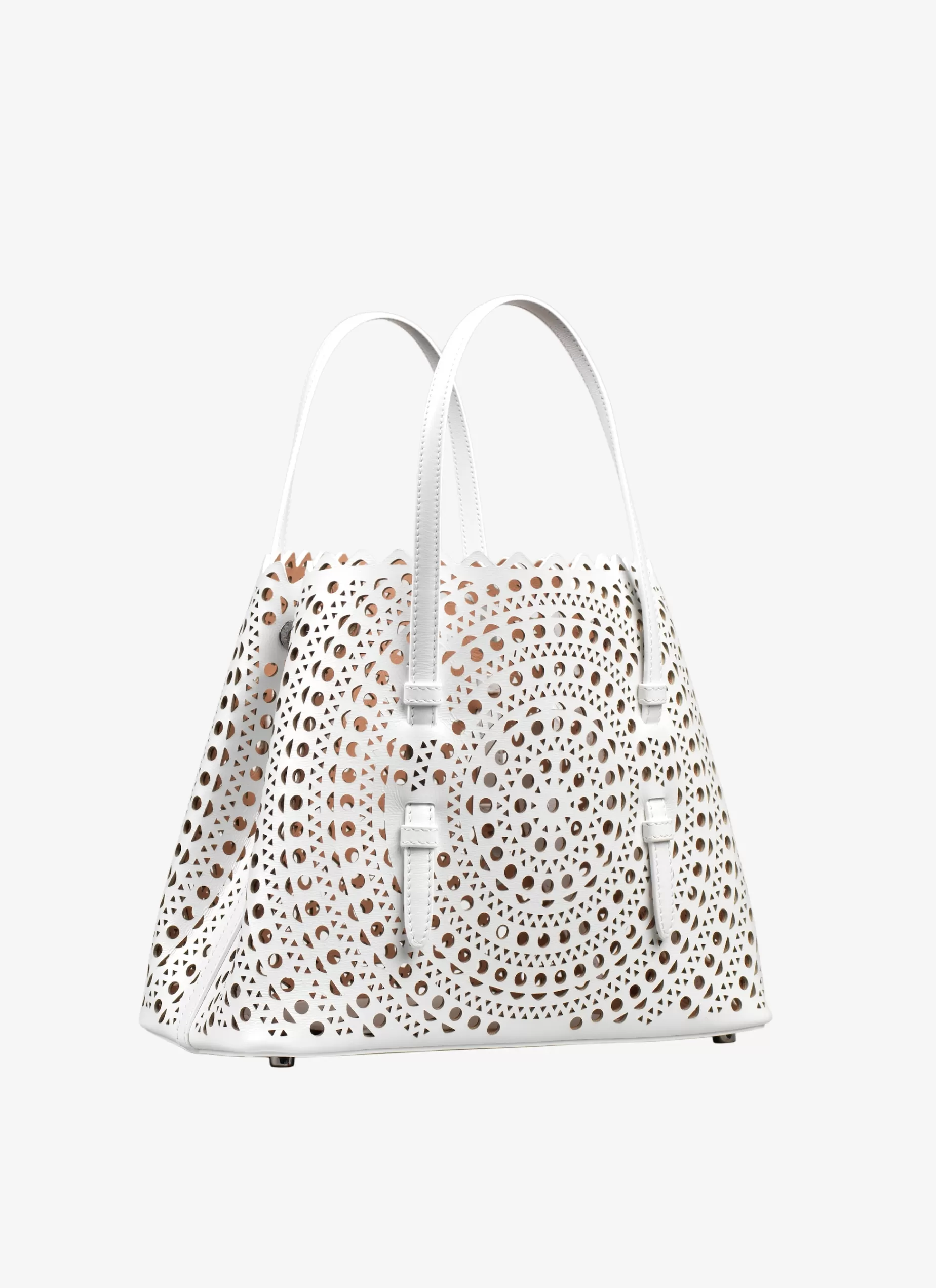 Alaïa Tasche Mina 25 Aus Luxus-Kalbsleder Mit Vienne-Wellenmuster< Le Mina | Tote Bags