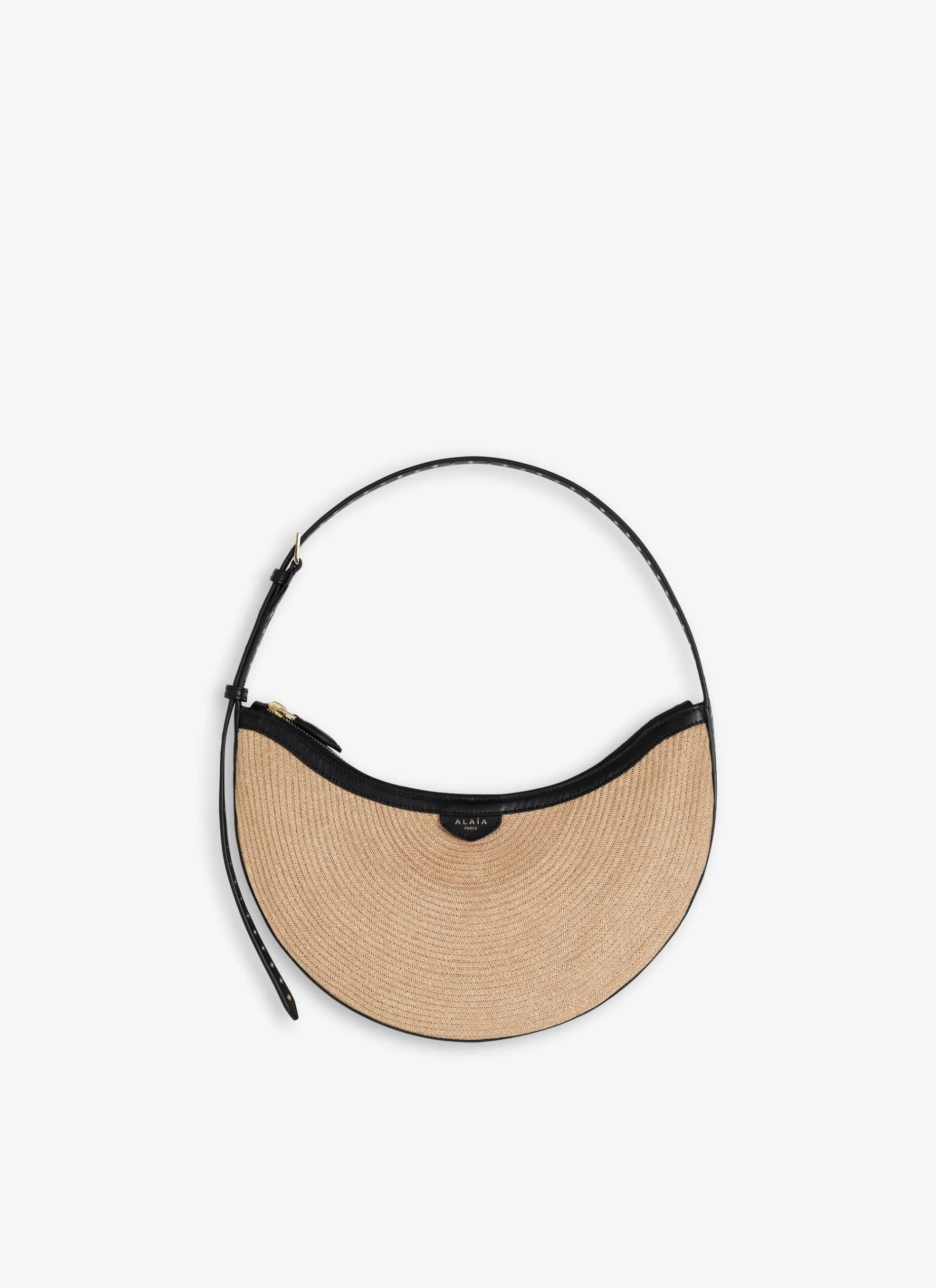 Alaïa TASCHE ONE PIECE DEMI LUNE AUS STROHPAPIER< Kleine Taschen