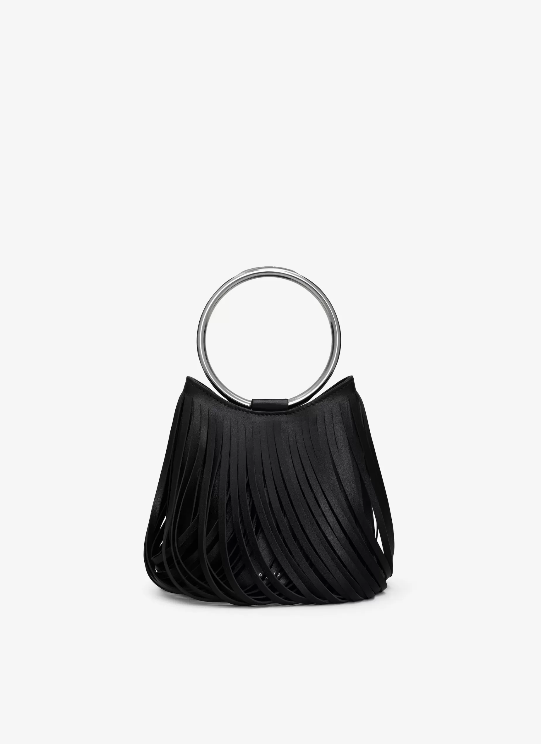 Alaïa TASCHE RING MINI BUCKET AUS AUSGEFRANSTEM KALBSLEDER< Kleine Taschen | Handtaschen