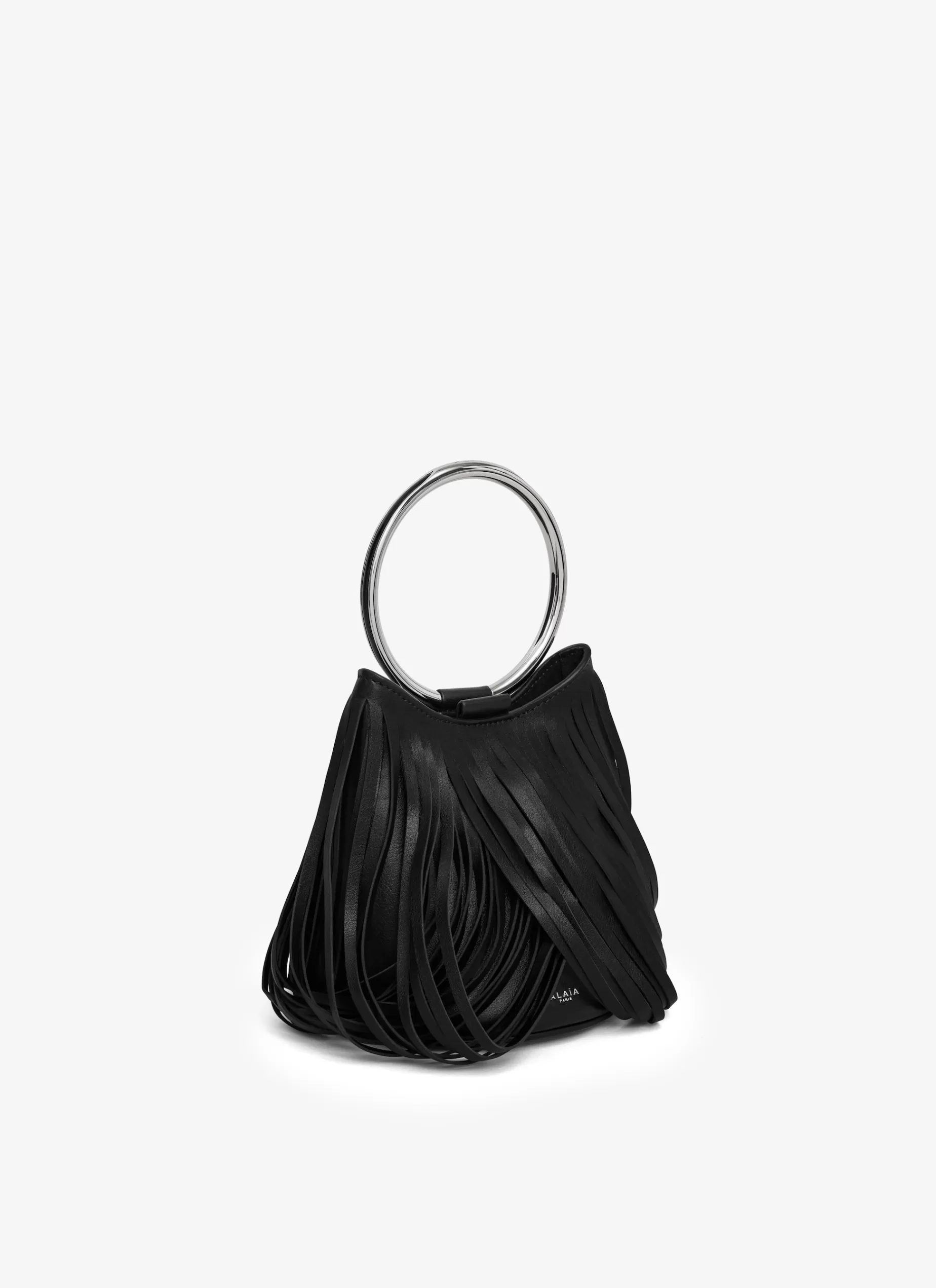 Alaïa TASCHE RING MINI BUCKET AUS AUSGEFRANSTEM KALBSLEDER< Kleine Taschen | Handtaschen